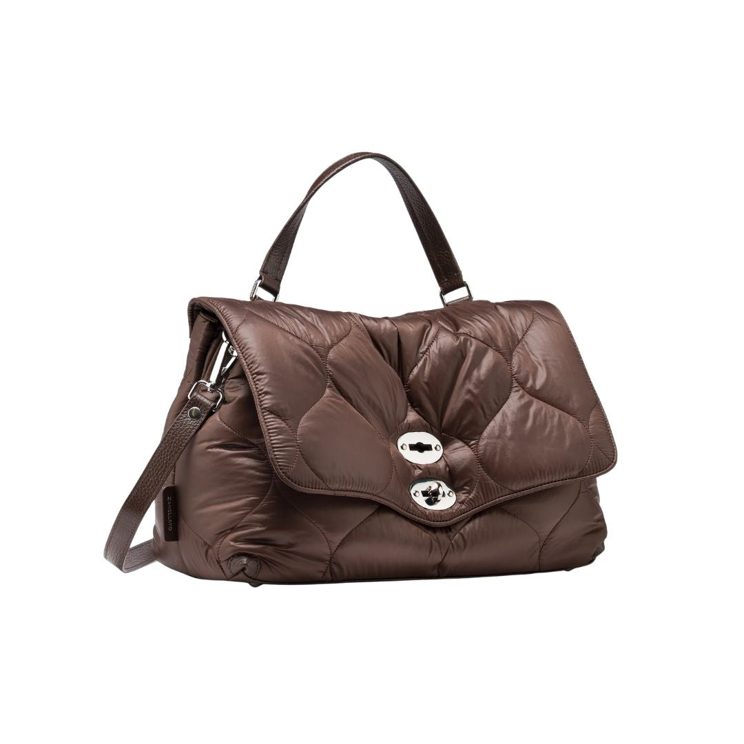 Postina M in tessuto brown perugia POSTINA M LUNARIA BROWN PERUGIA ZANELLATO 