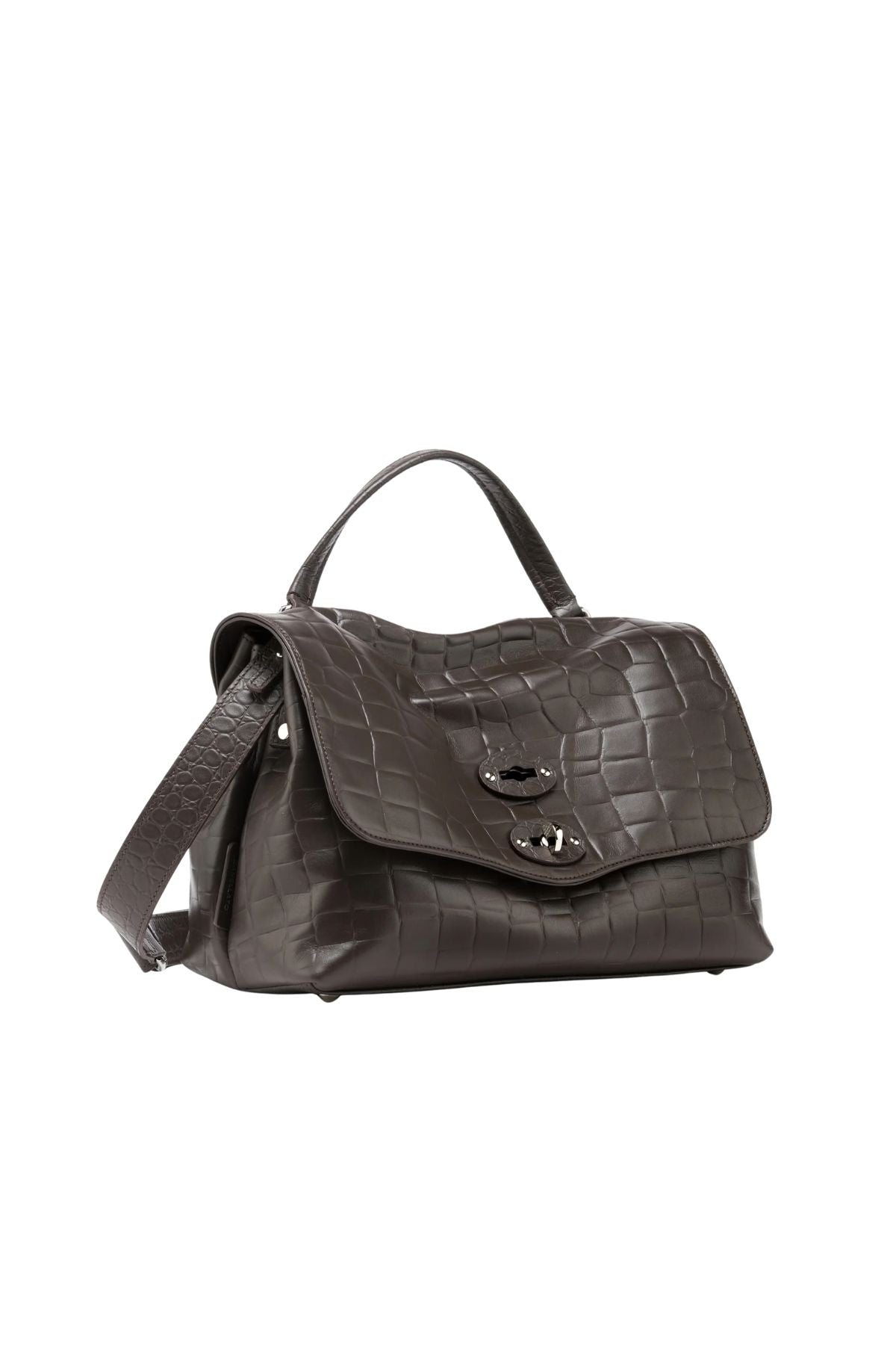 Postina S stampa  cocco Brown Espresso POSTINA S FOULARD BROWN ESPRESSO ZANELLATO 