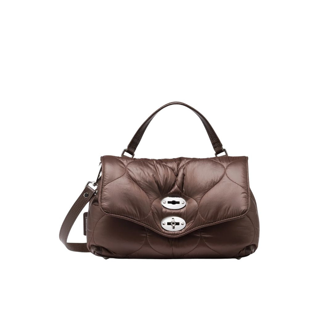 Postina S in tessuto brown perugia POSTINA S LUNARIA BROWN PERUGIA ZANELLATO 