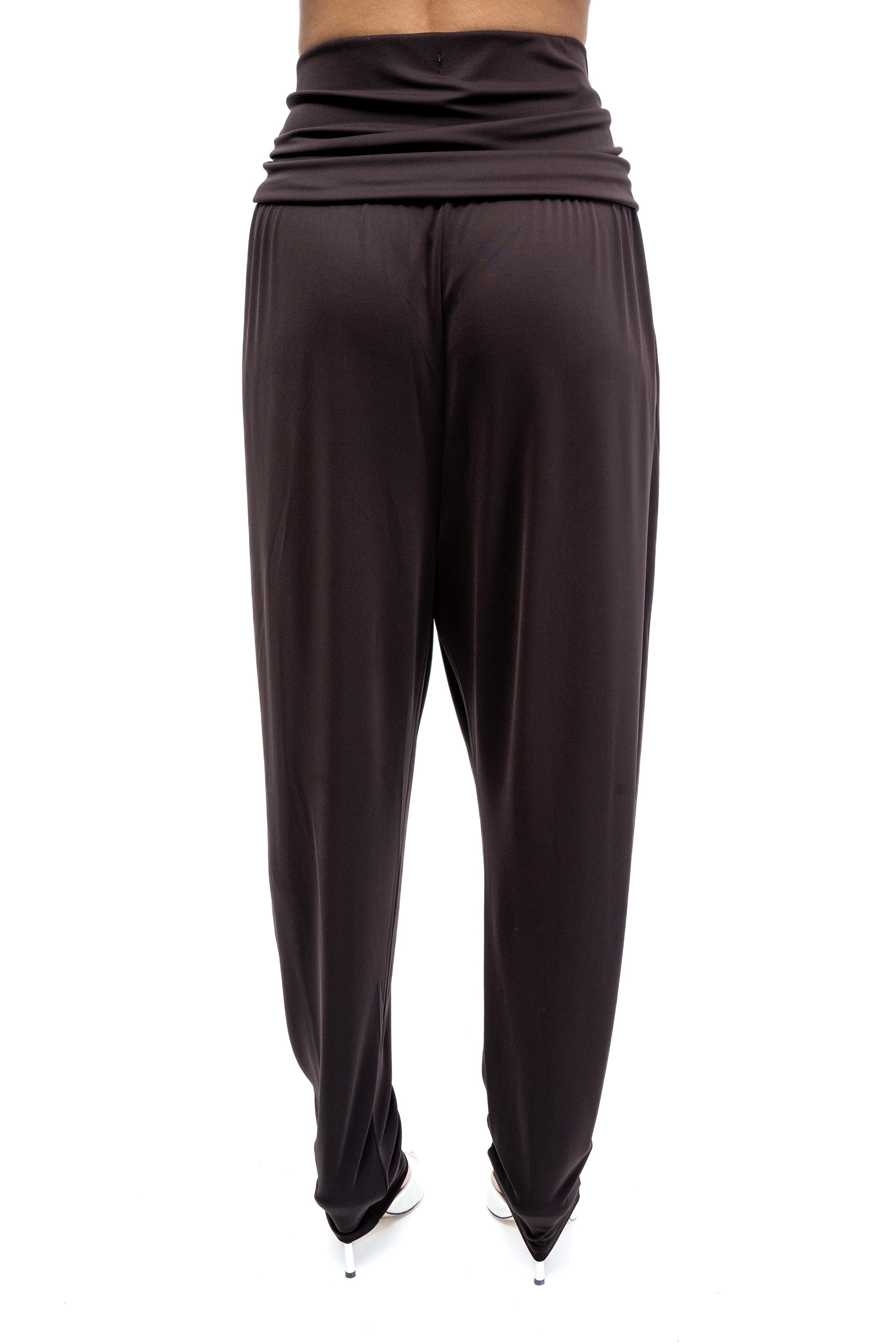 Pantalone Wren  jersey marrone 170473 WREN DARK BROWN ANDAMANE 