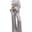 Blusa raso grigia