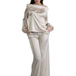Blusa raso spalle scese
