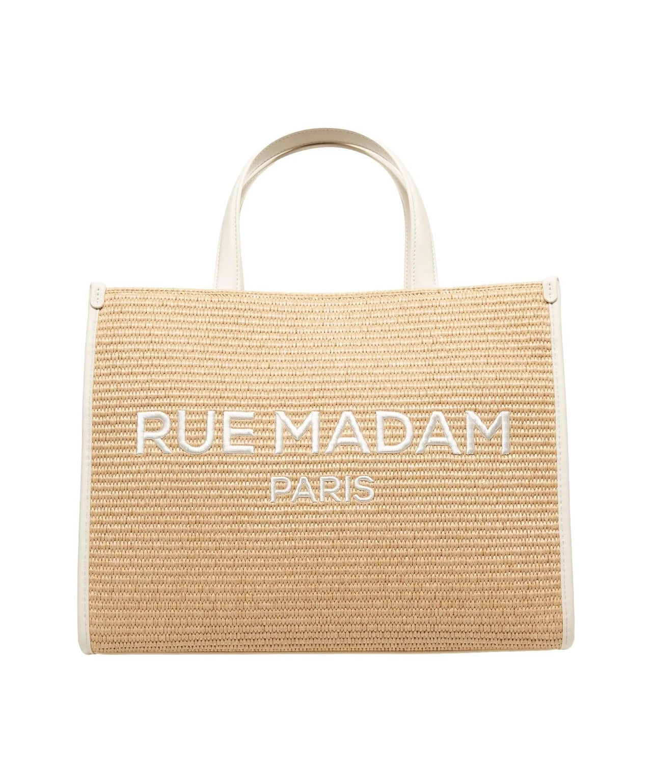 Shopping the summer tote in rafia THE SUMMER TOTE B RUE MADAM 