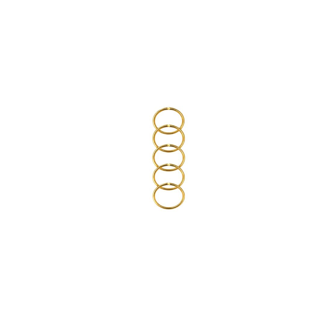 Ring five gold RING FIVE ORO FEDERICA TOSI 