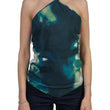 Top Leandra fantasia blu