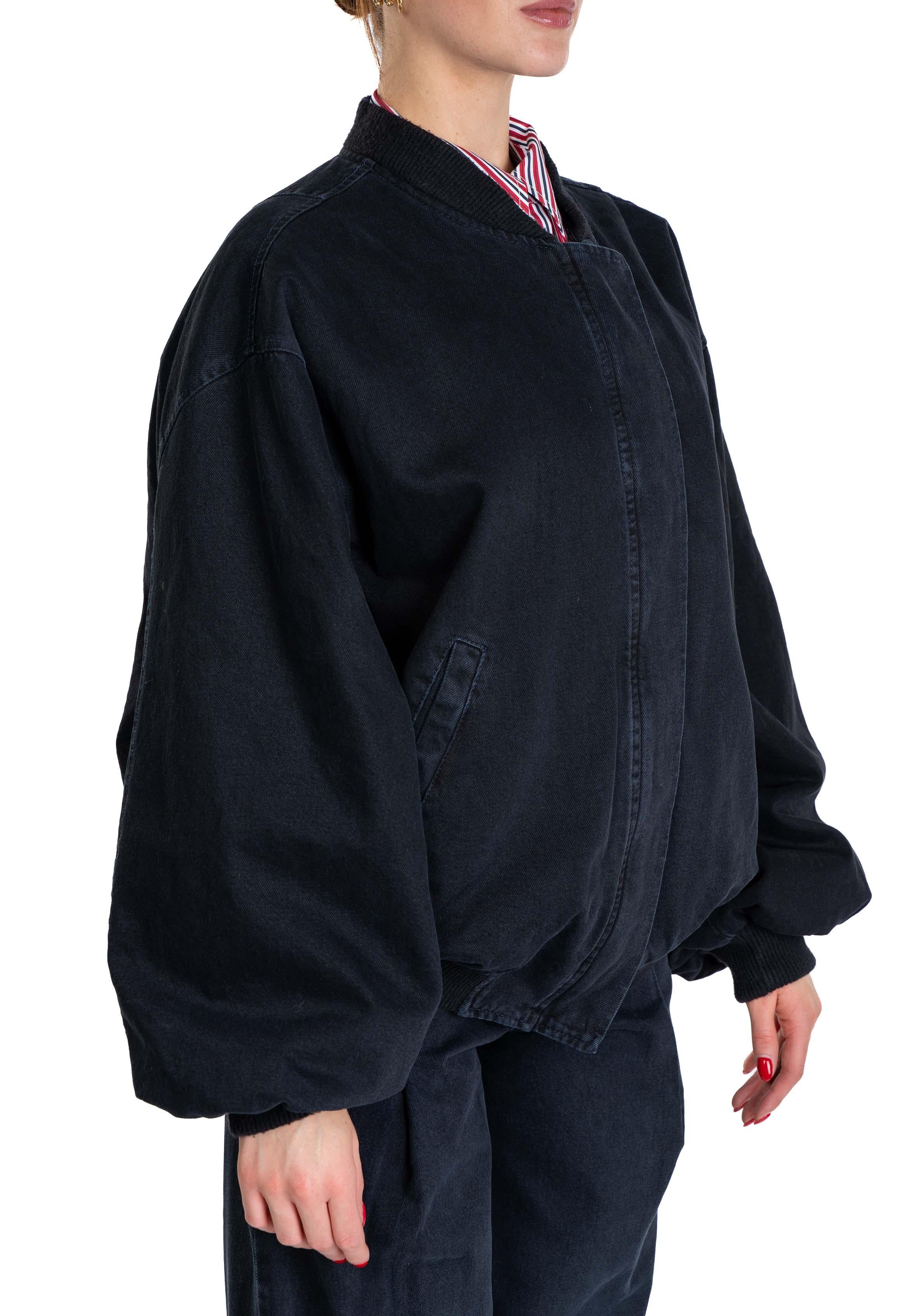 Bomber in Jeans 30250 30250 BLACK FEDERICA TOSI 