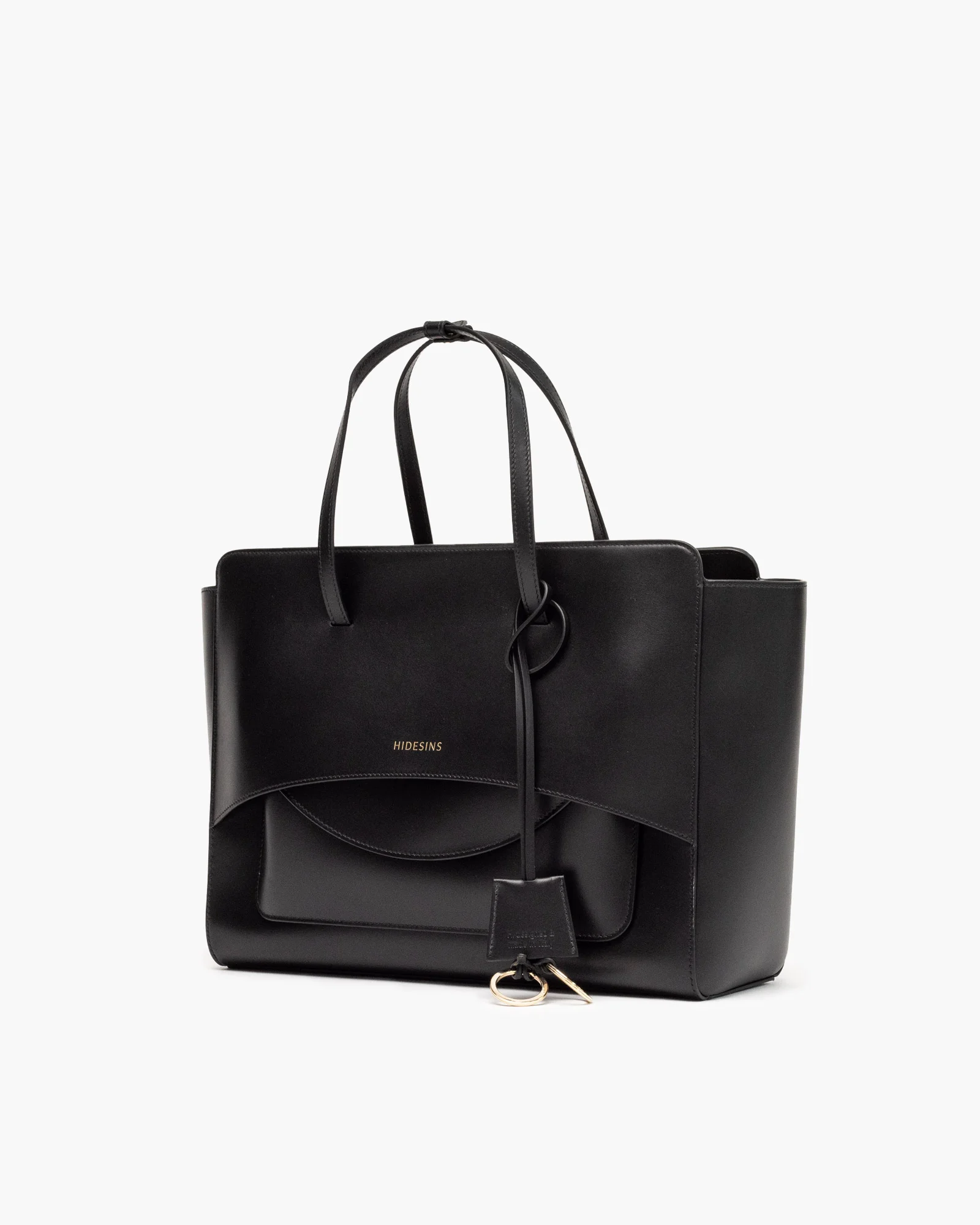 Borsa Flap L nera FLAP L PREMIER BLACK HIDESINS 