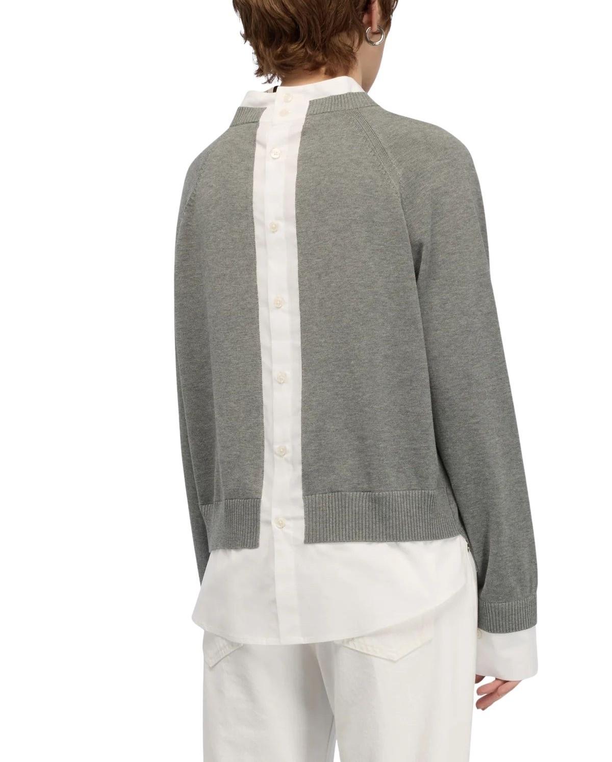 Maglia Juanita grey JUANITA Y6SB60 GREY SEMICOUTURE 