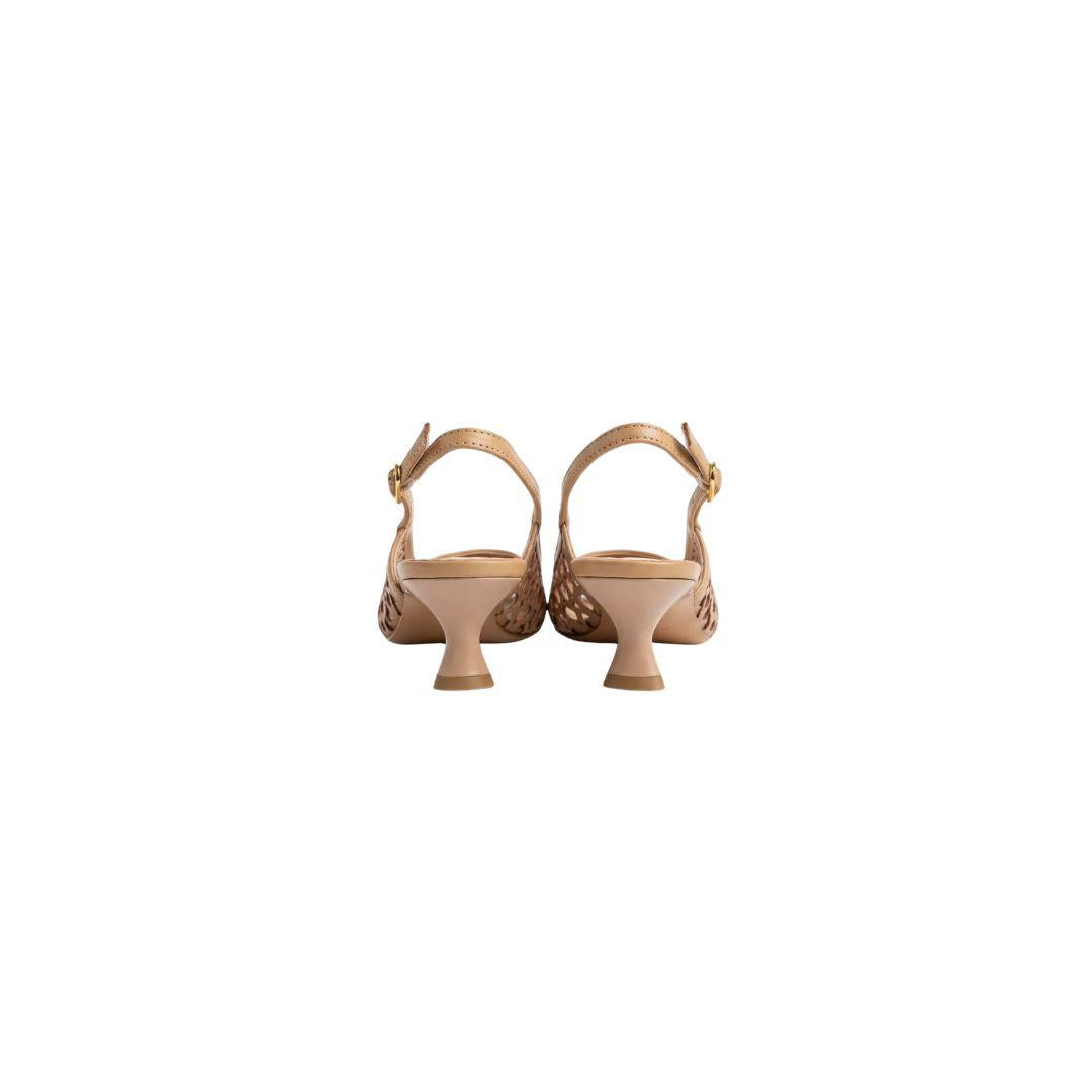 Slingback camel 1664 1664 CAMEL BIANCA DI 