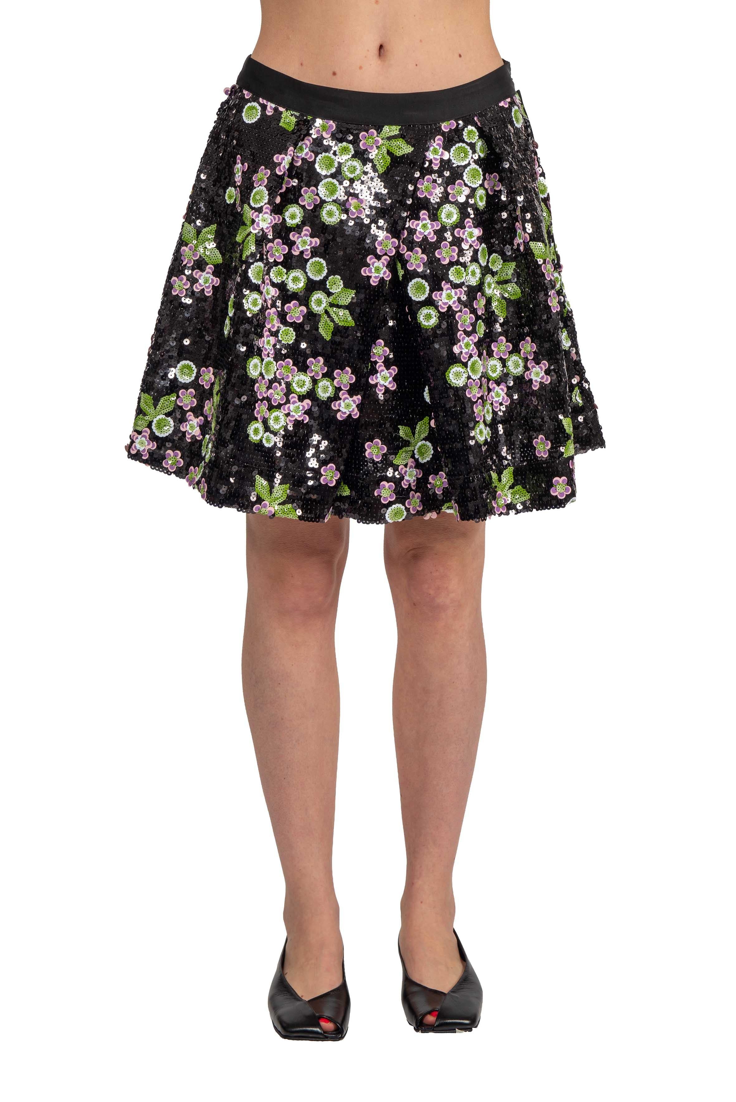 Minigonna Japanese con paillettes JAPANESE MINI SHIRT COMBO 1 ESSENTIEL ANTWERP 