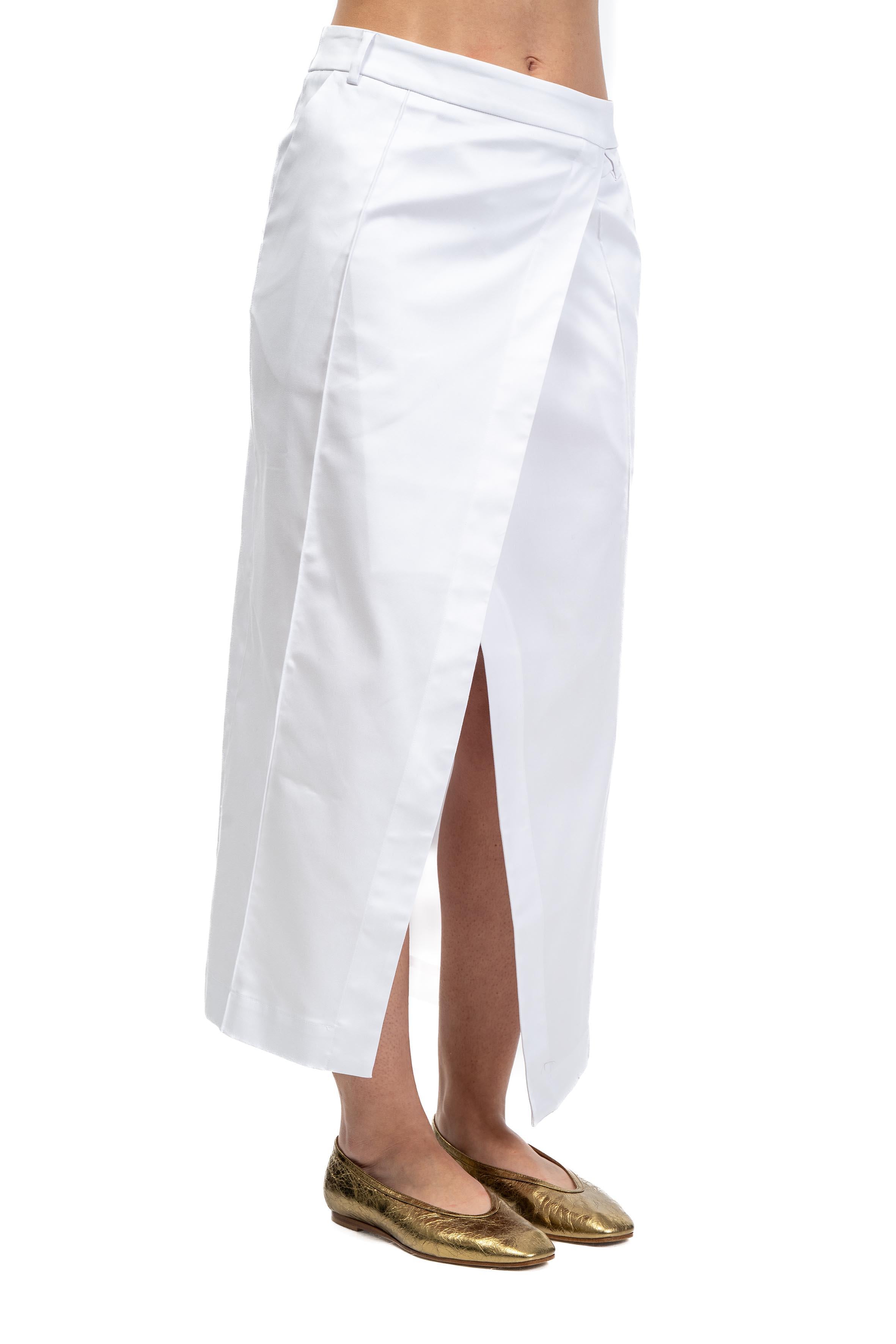 Gonna Iva in cotone bianca IVA BA730 WHITE Balossa 