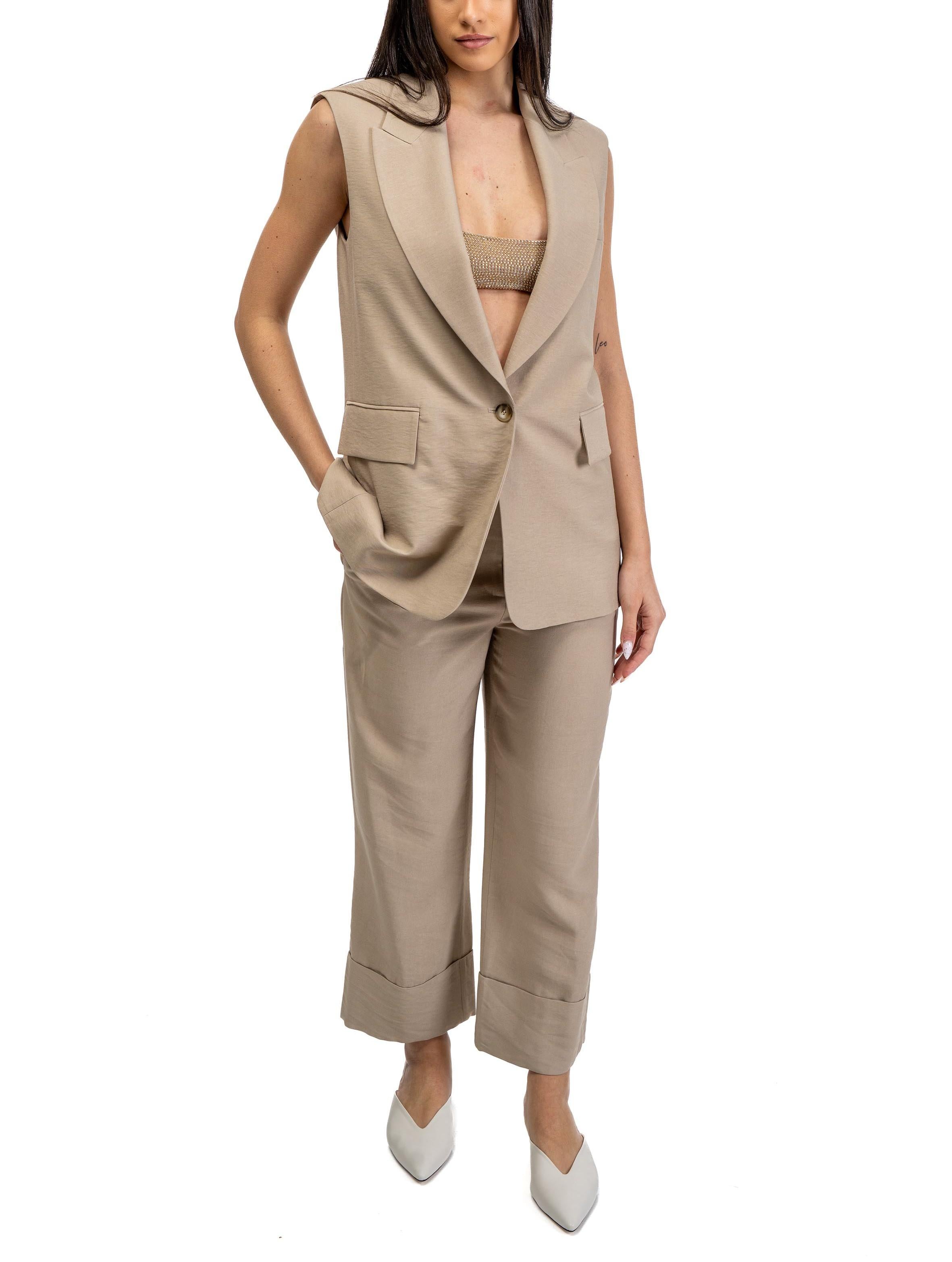 Pantalone palazzo con risvolto 4276 4279 B ALICE MILLER 
