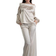 Blusa raso spalle scese