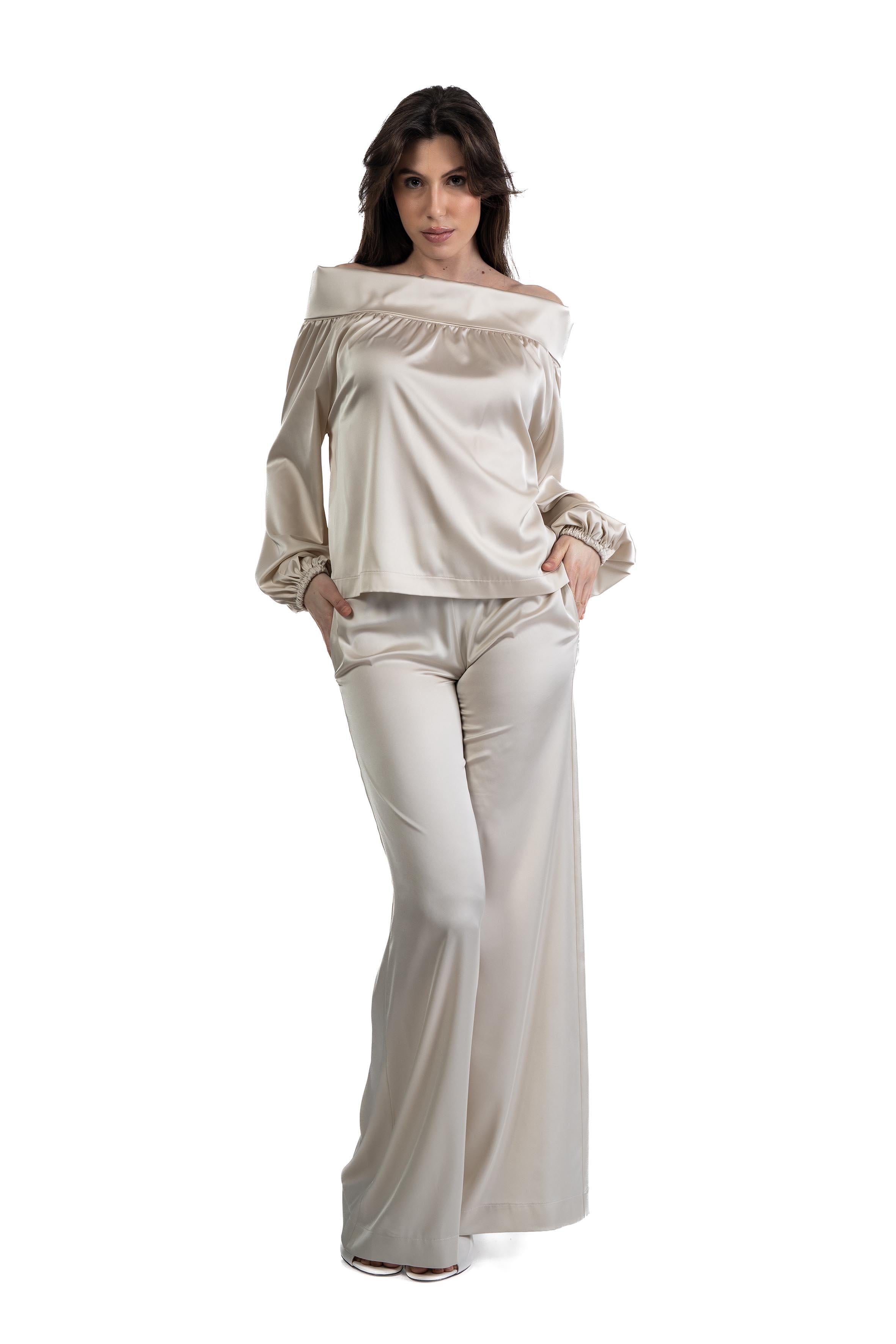 Blusa raso spalle scese 60670 MARMOÙ D.EXTERIOR 