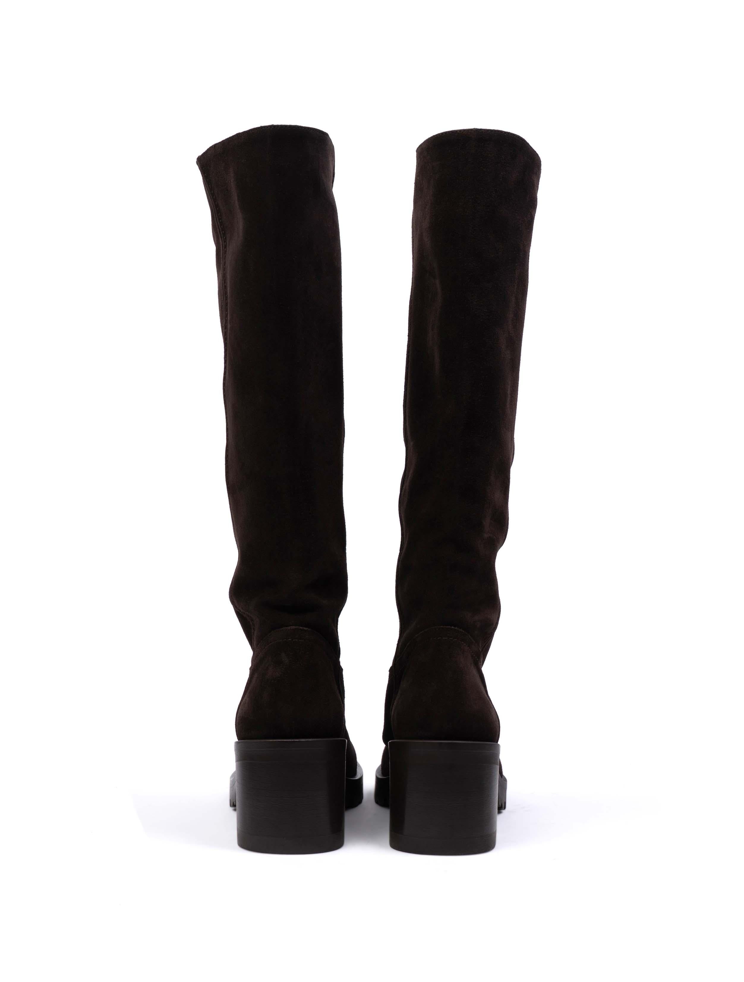 Stivale in Nabuk A5471 EBANO STRATEGIA 