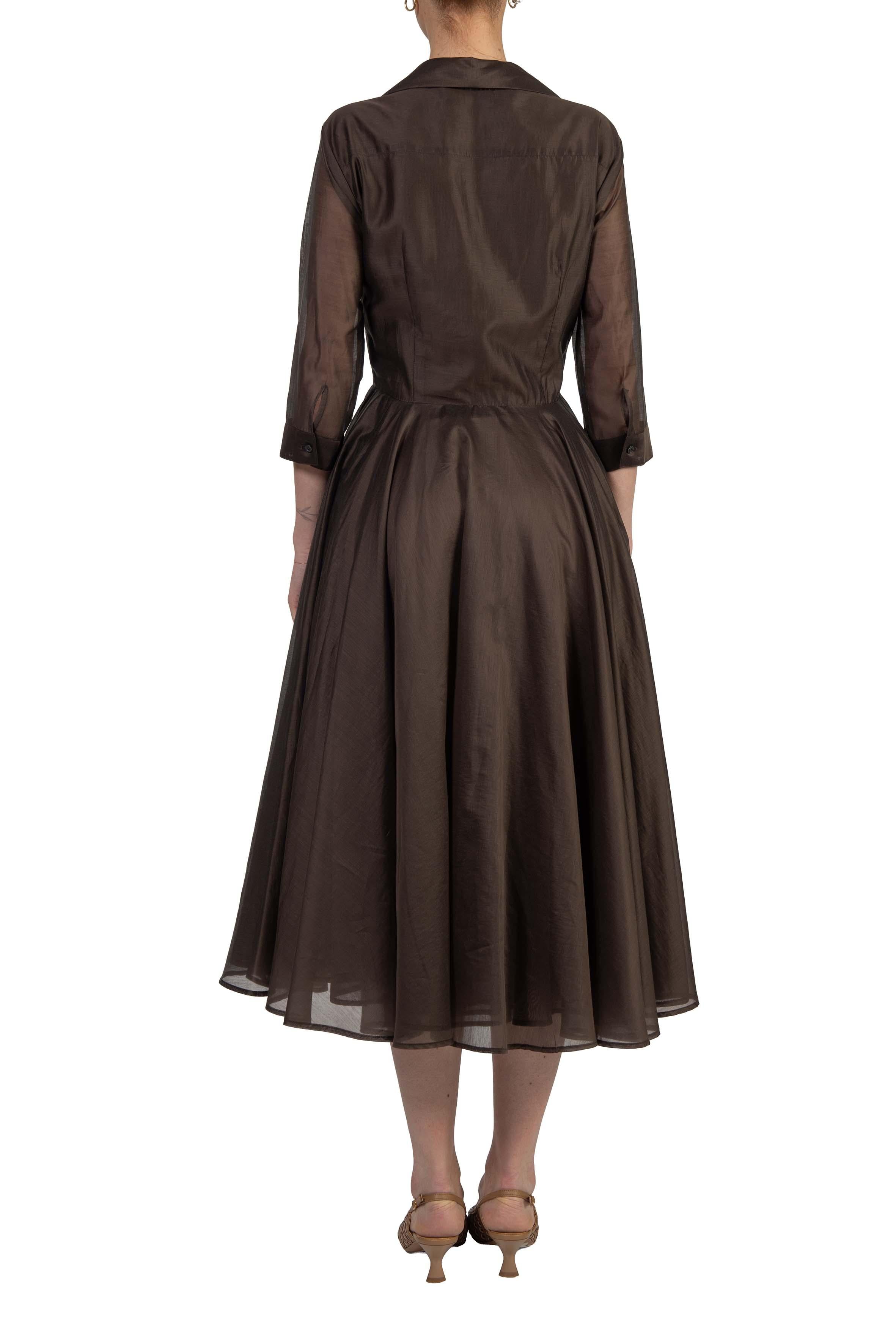 Abito chemisier a ruota testa di moro 3117 4281 MOKA ALICE MILLER 