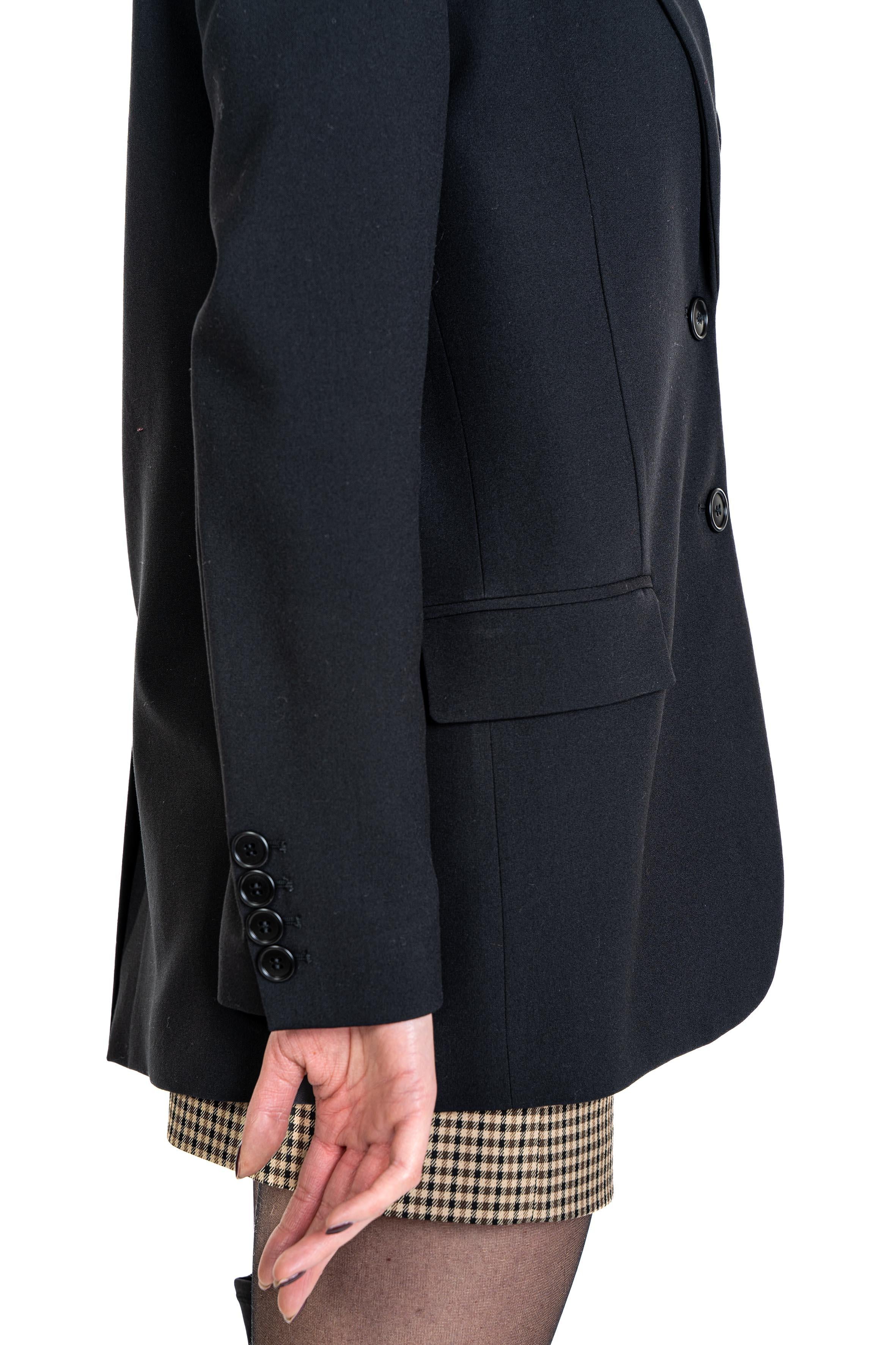 Giacca con cintura nera 4111 2733 NERO ALICE MILLER 