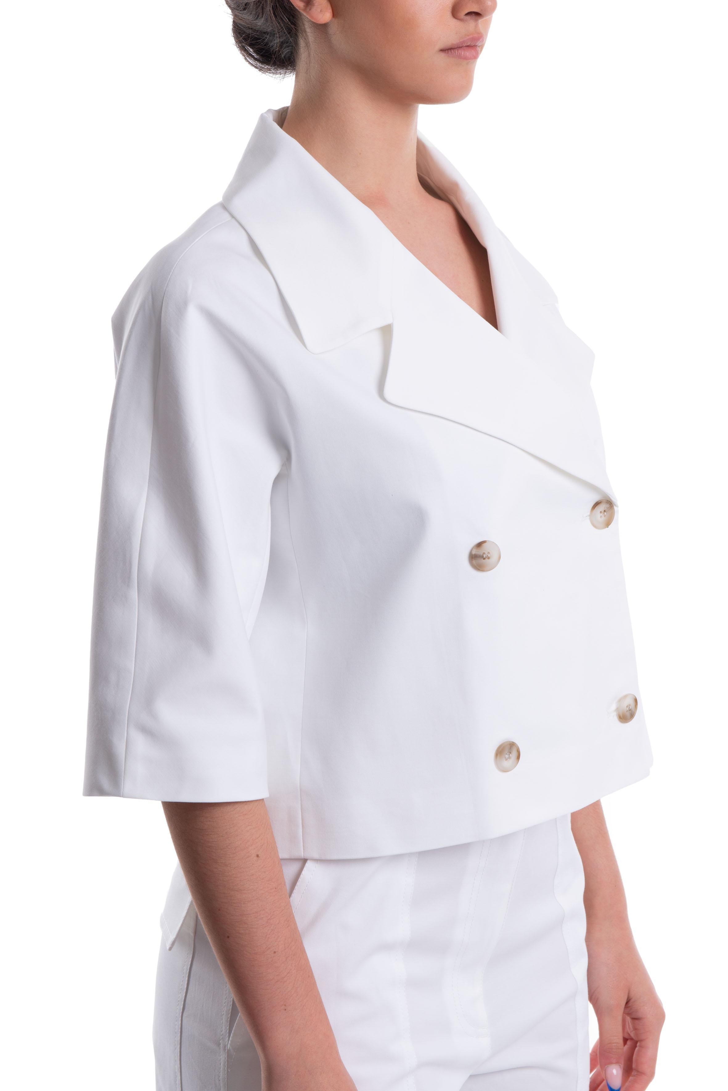 Giacca crop in cotone 4369  4153 B ALICE MILLER 