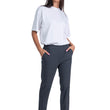 Pantalone con elastico grigio