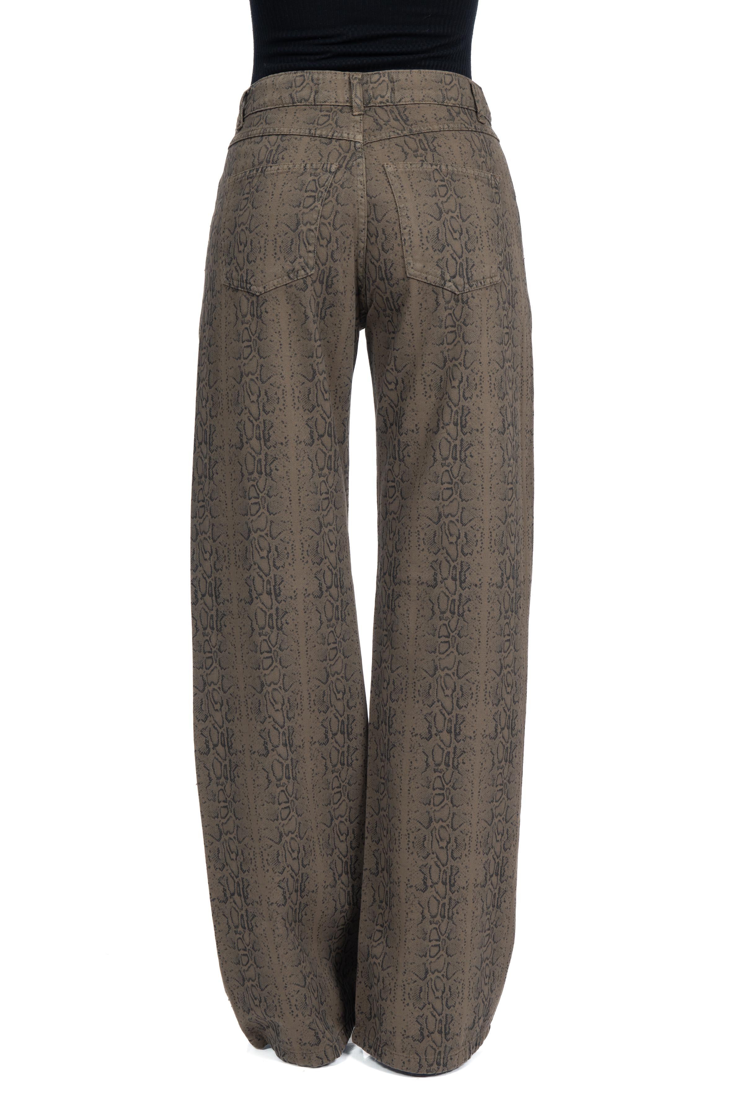 Jeans stampa pitone 40802 40802 MILITY FEDERICA TOSI 