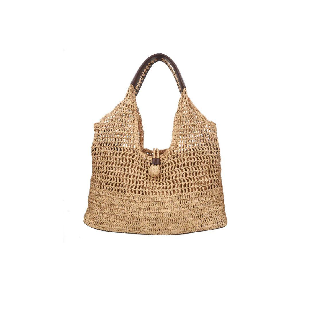 Borsa 43 in rafia BAG 43 NATURAL ELENA IACHI 