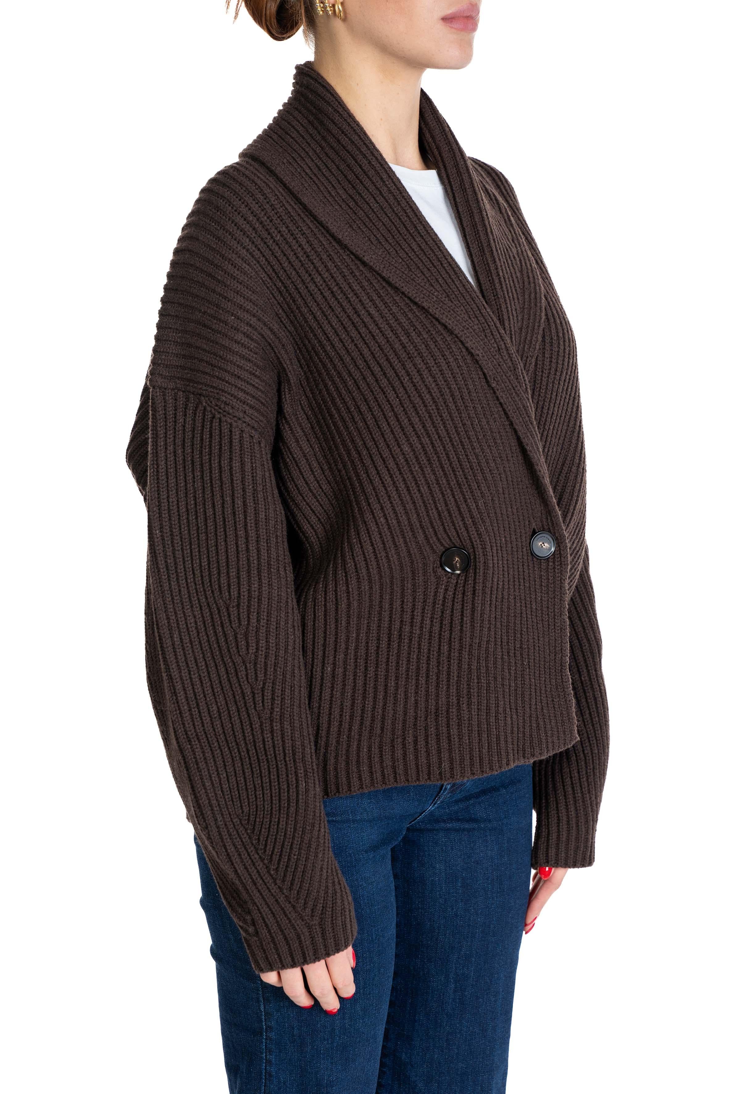 Cardigan Ezra EZRA L5WC06 FONDENTE LIVIANA CONTI 