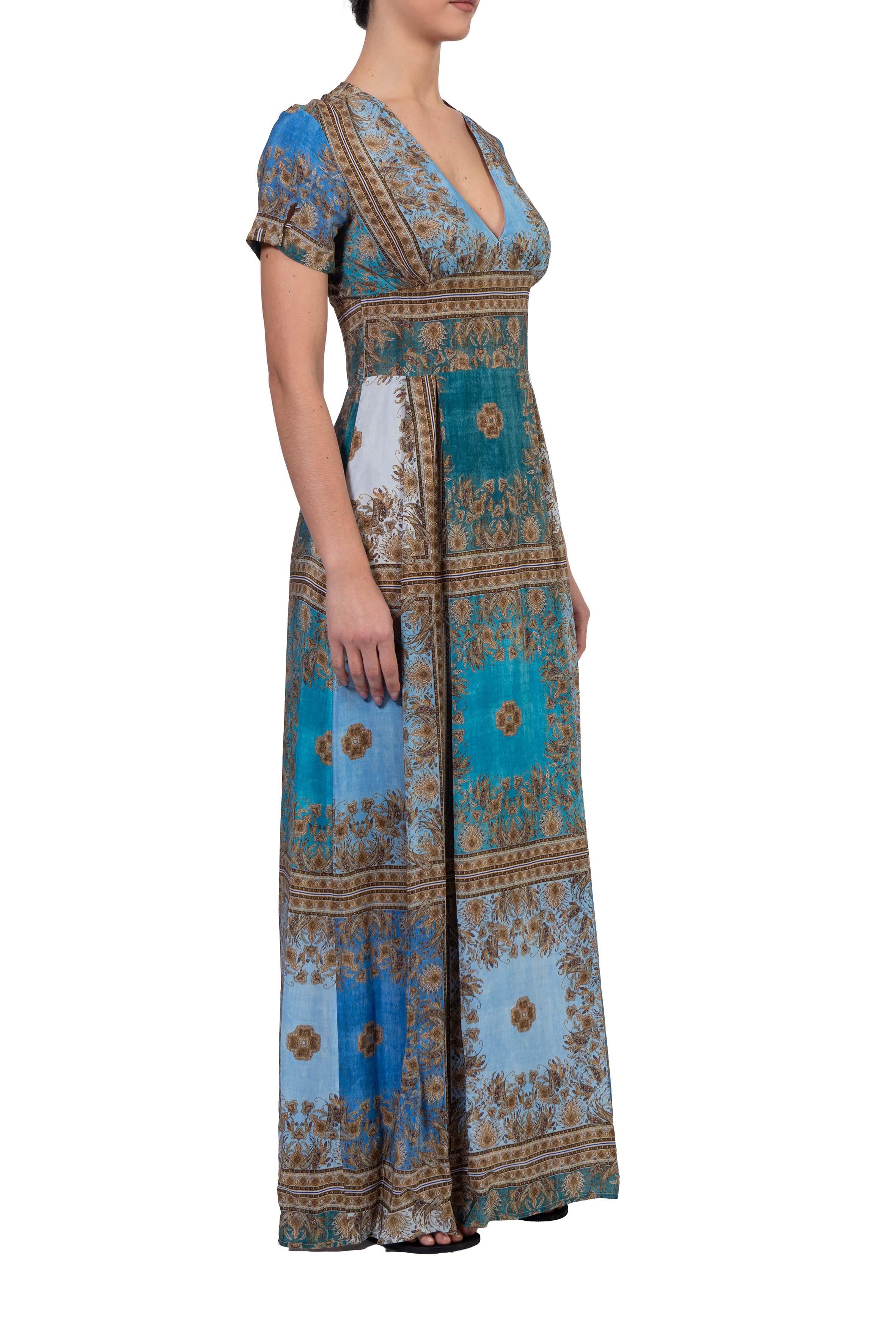 Abito lungo fantasia IRIS FANTASIA ORTO BOTAMICO 