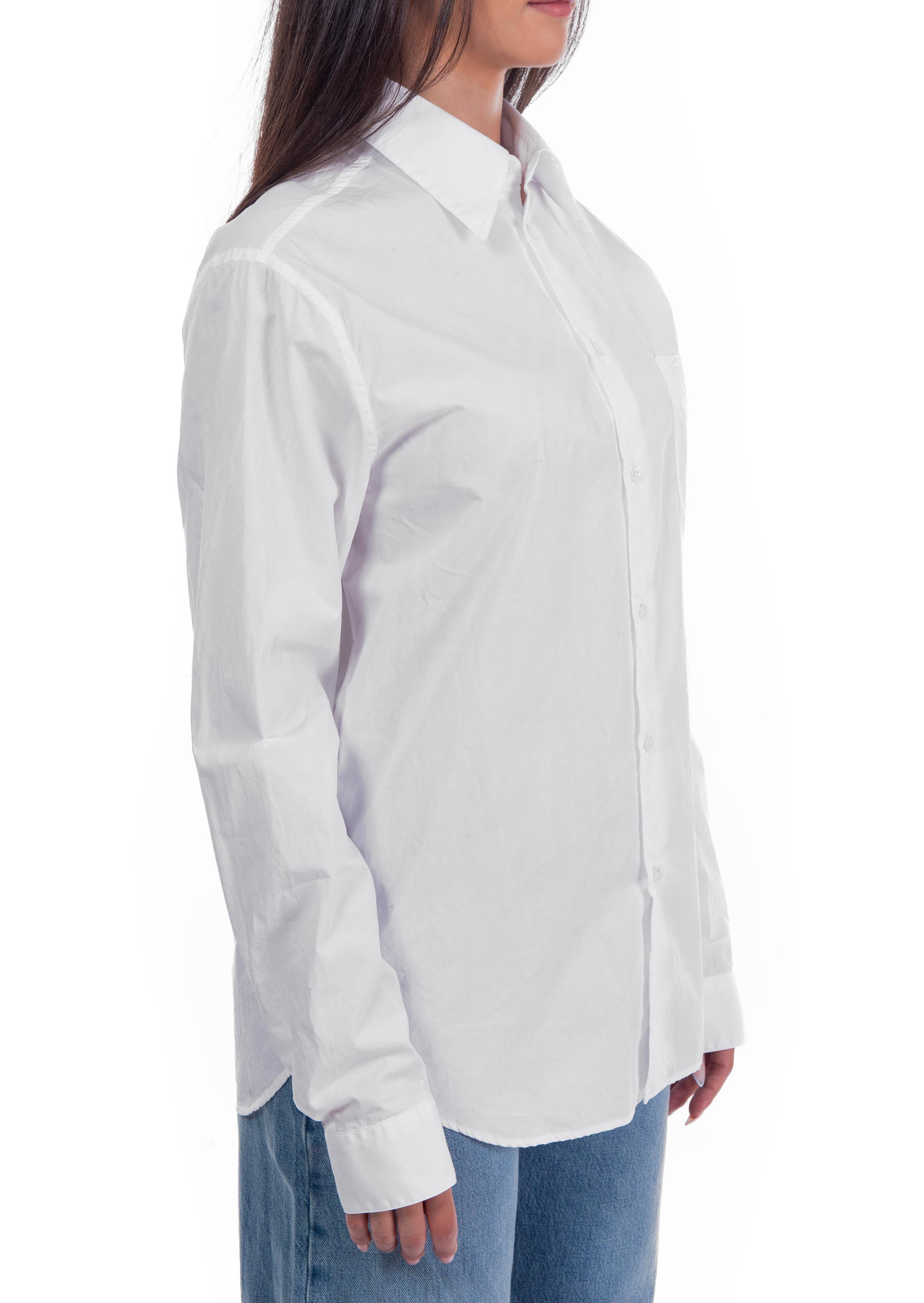 Camicia con taschino bianco G025 B N° 21 