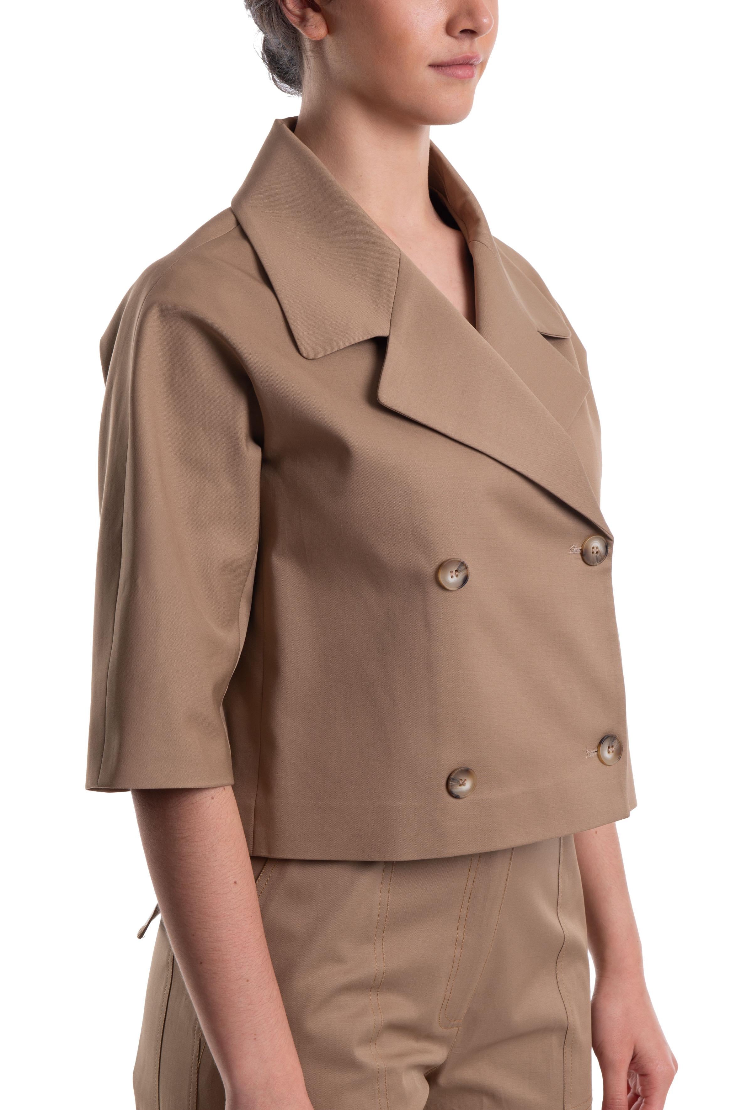 Giacca crop in cotone 4369  4153 C ALICE MILLER 
