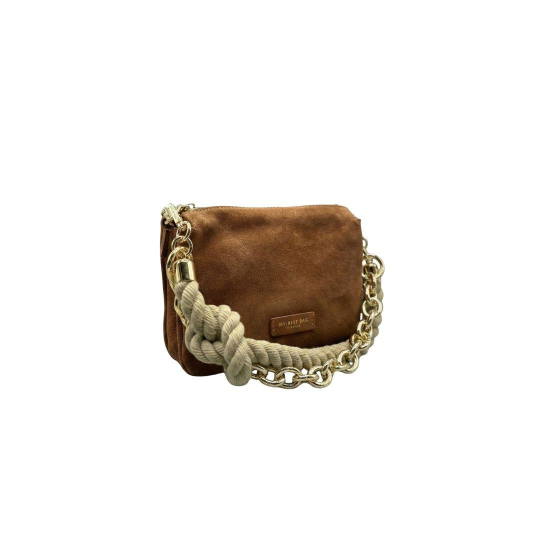 Borsa Reflex 2029 suede cuoio scuro REFLEX 2029 CUOIO SCURO MY BEST BAG 