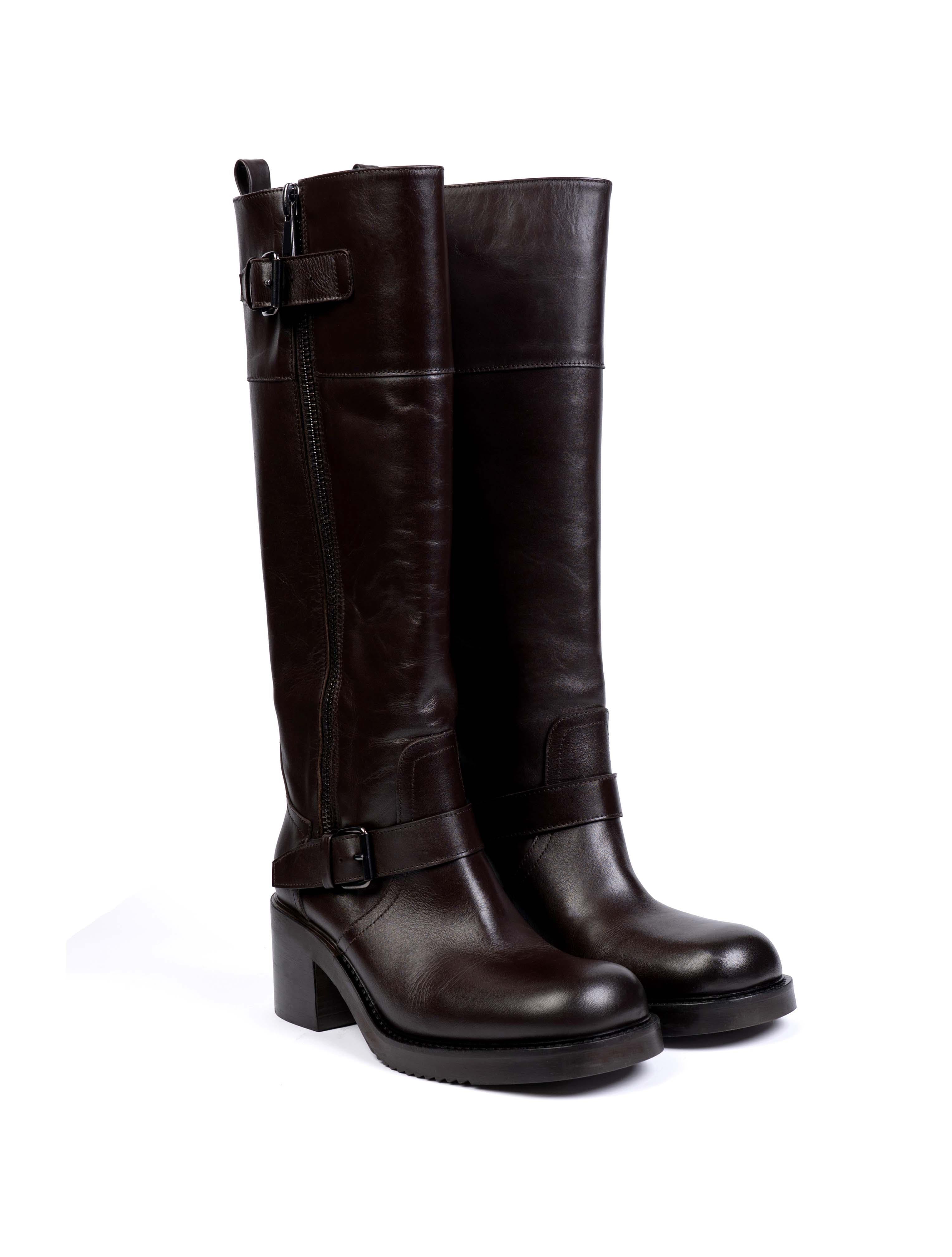 Stivale zip laterale E4294 T ELENA IACHI 