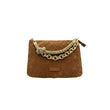 Borsa Reflex 2028  suede cuoio scuro