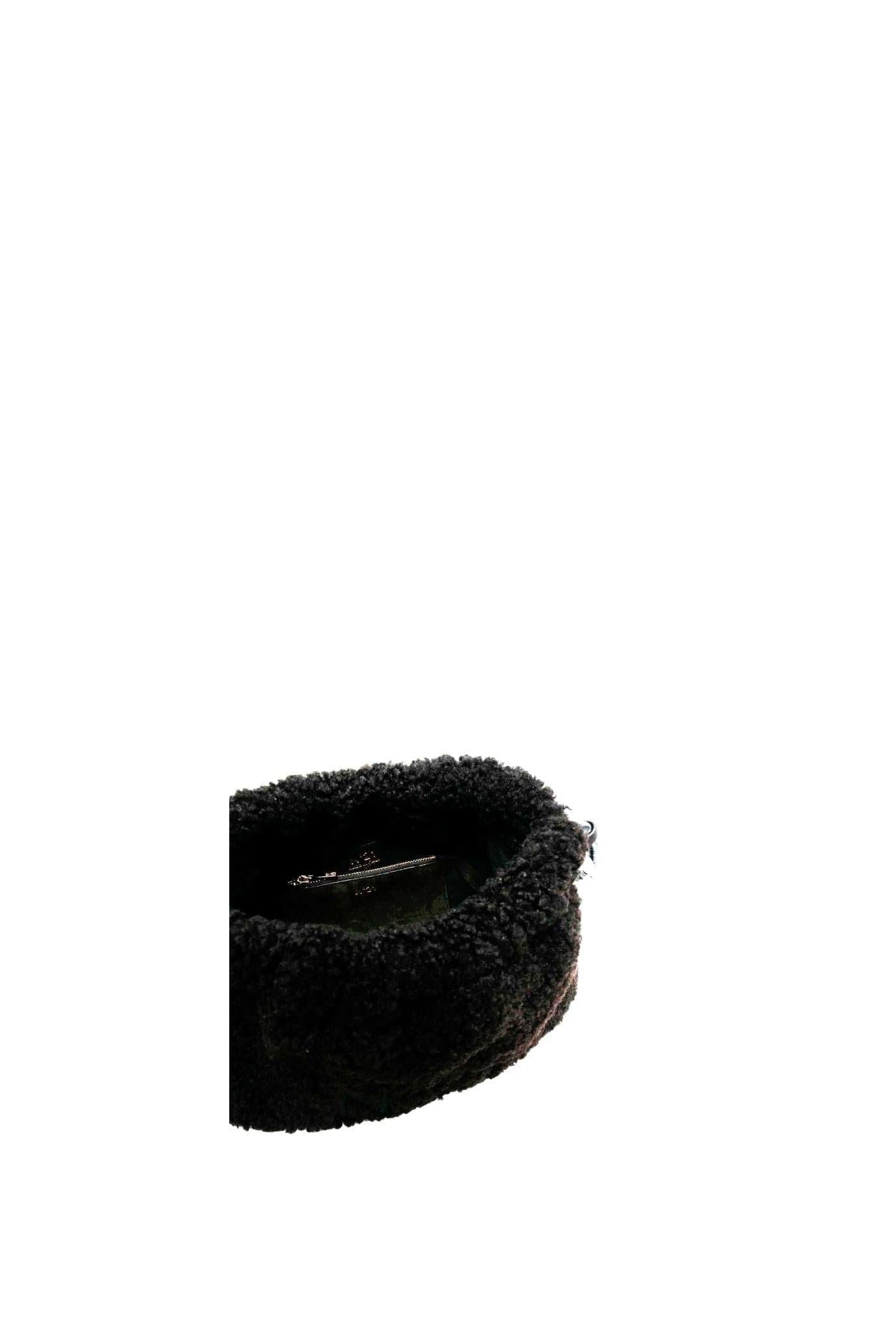 Borsa EVA in shearling nera 0901 PELLE N N° 21 