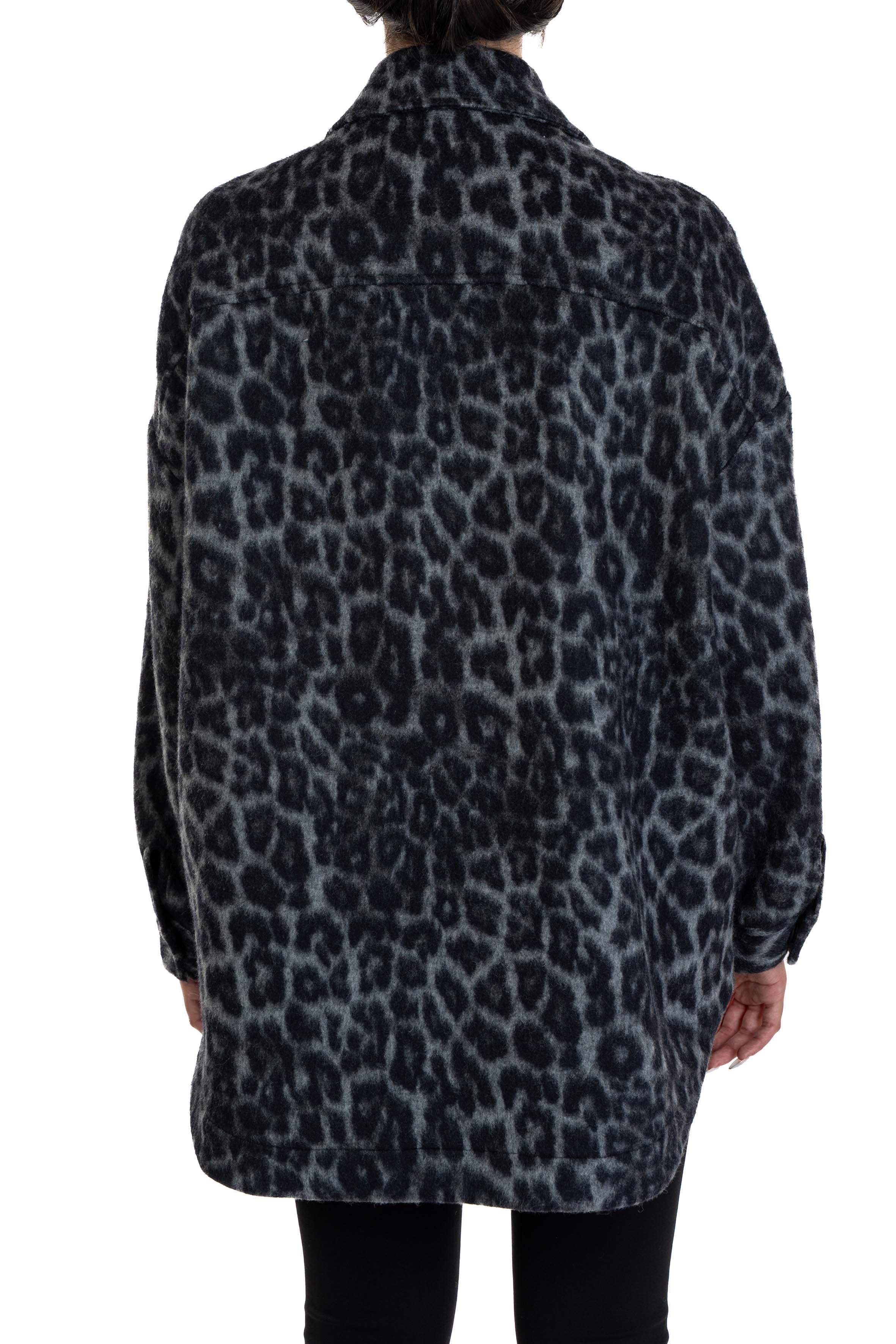 Spotted Jacket 30104 BLACK/GREY FEDERICA TOSI 