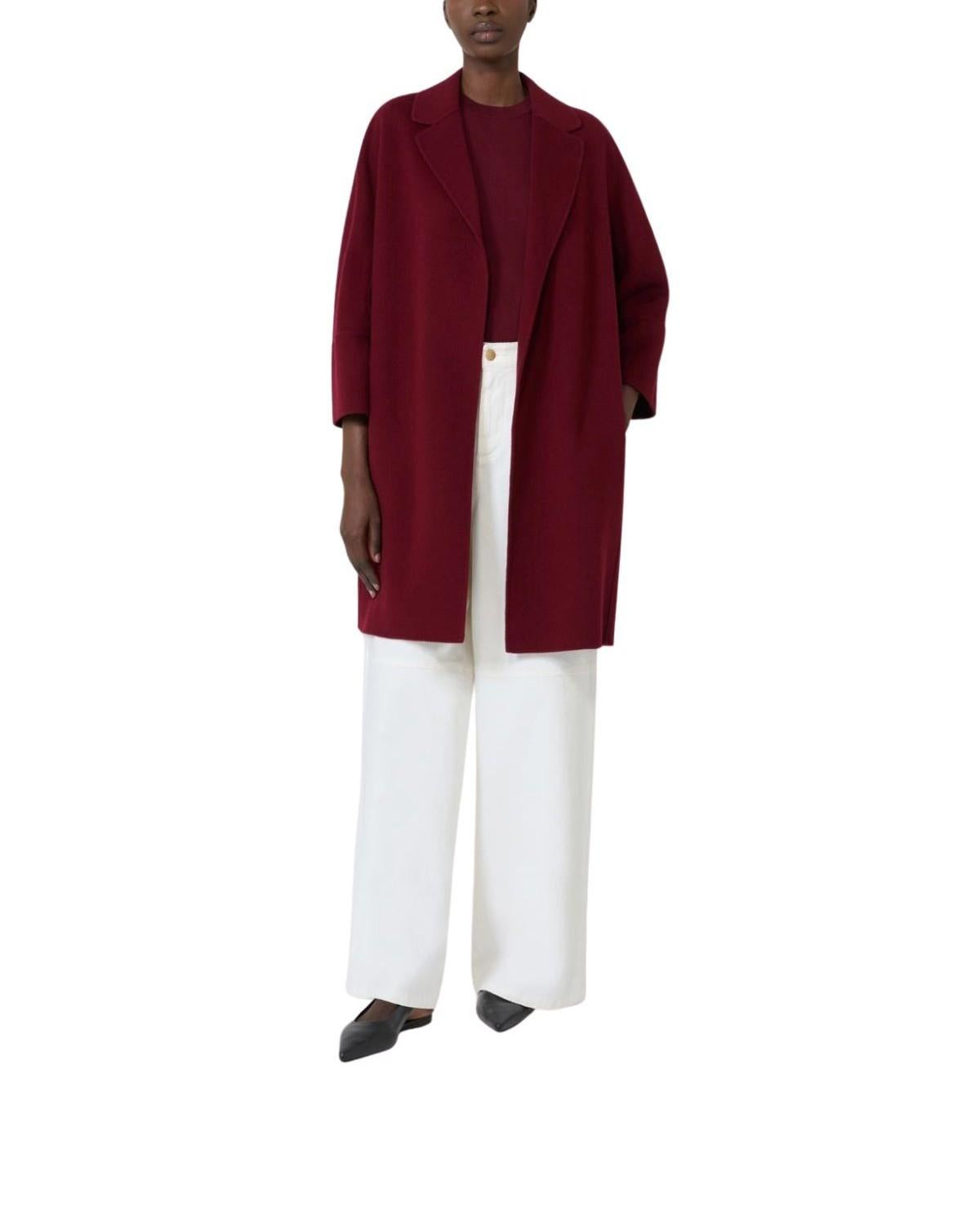 Cappotto corto bordeau Arona ARONA 002 BORDO MAX MARA 