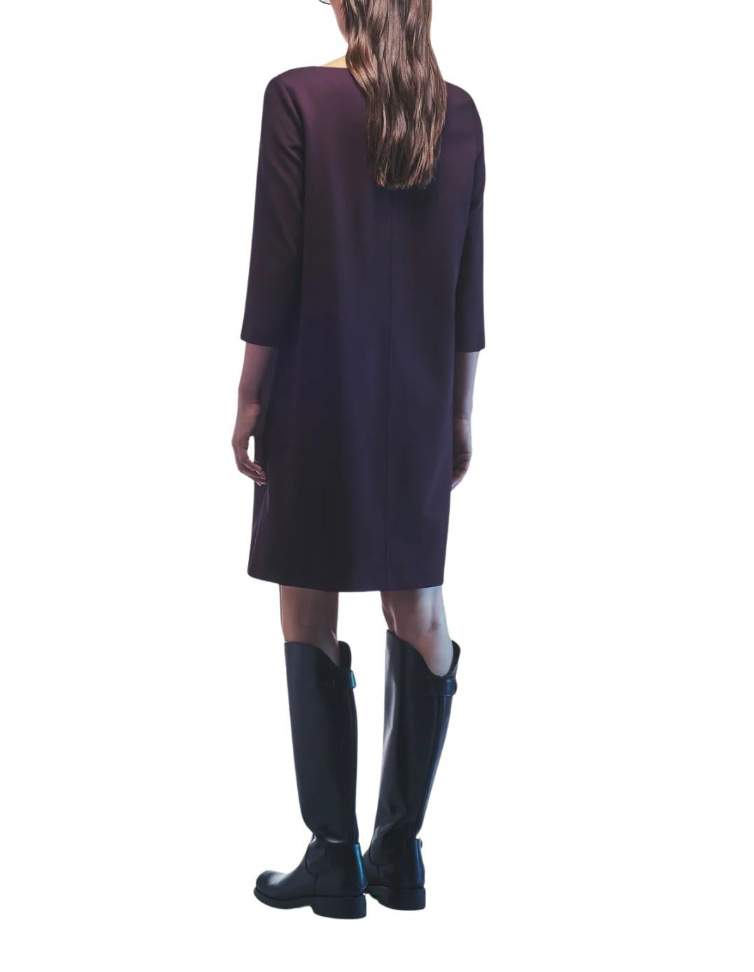 Abito midi Katia bordò KATIA D94 LIVIANA CONTI 