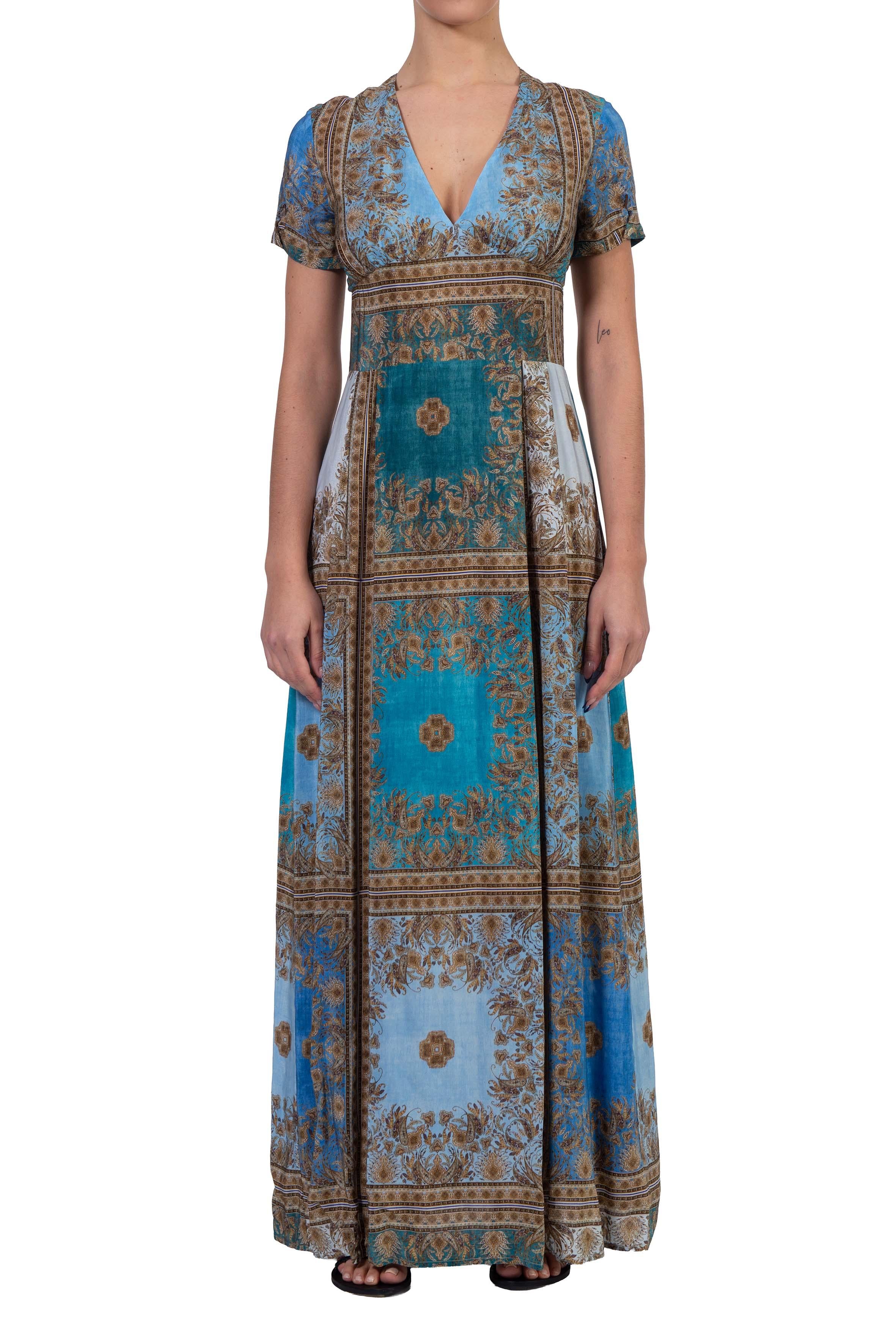 Abito lungo fantasia IRIS FANTASIA ORTO BOTAMICO 