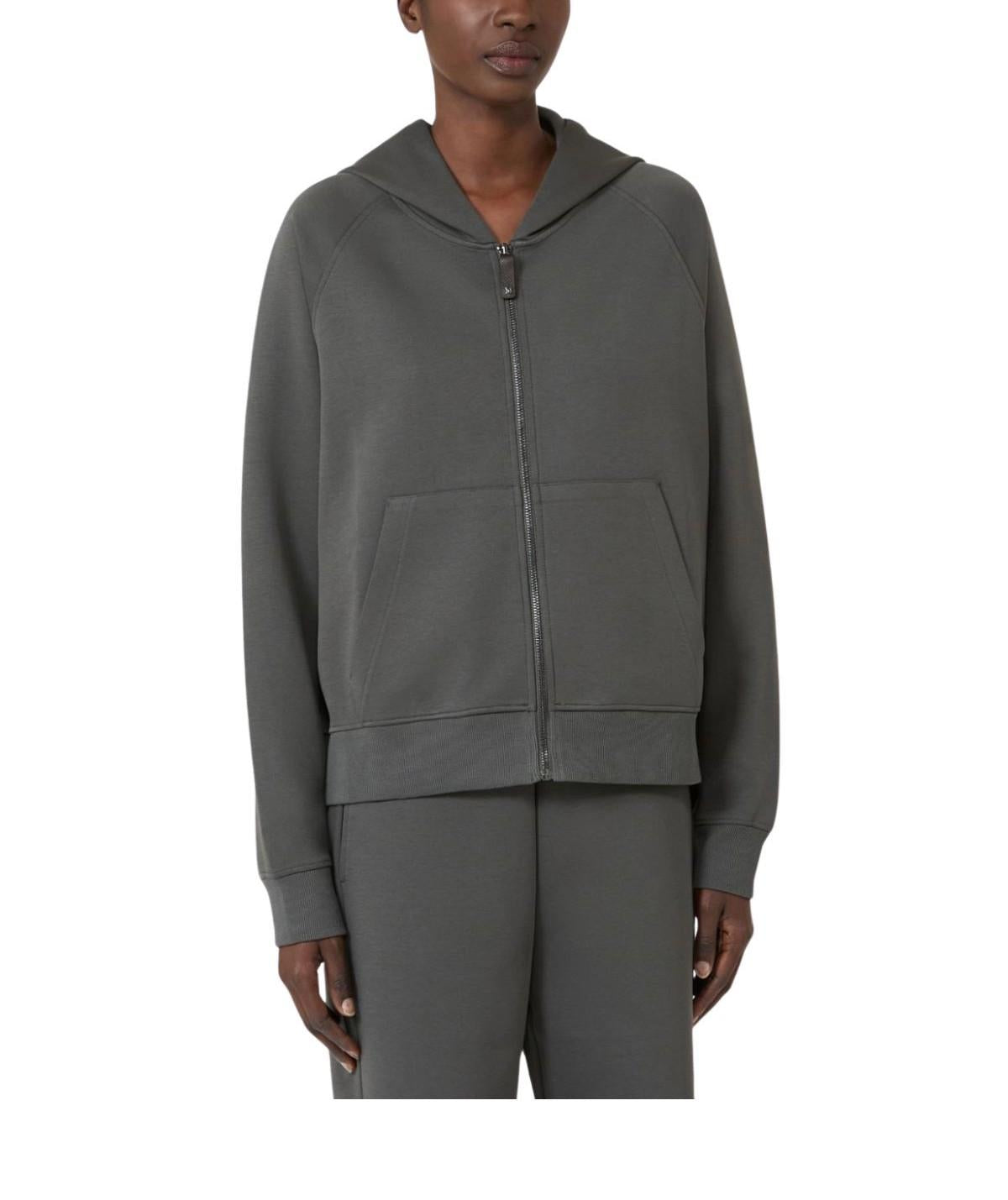 Felpa in jersey di cotone tecnico grigio scuro Marea MAREA 02 GRIGIO MAX MARA 