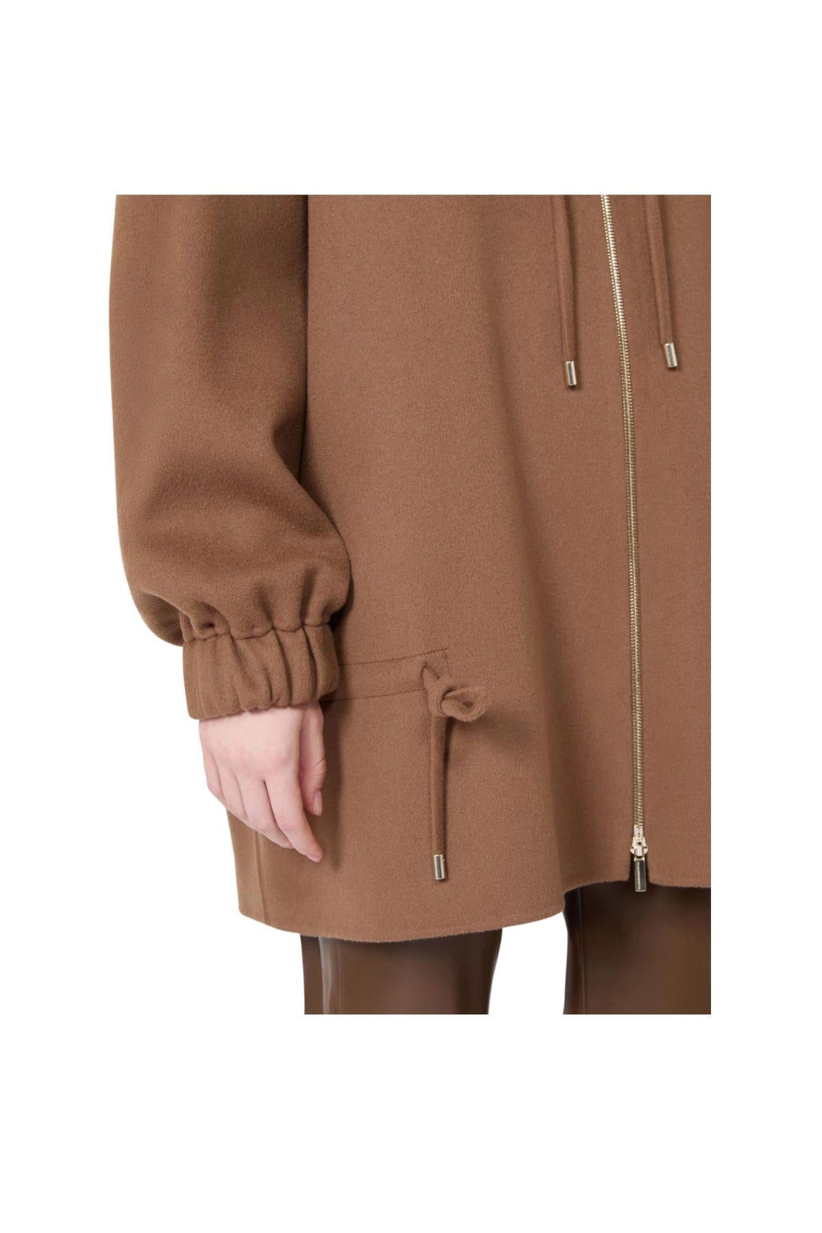 Cappotto in lana con coulisse nocciola Adriana ADRIANA 041 CAMMELLO MAX MARA 