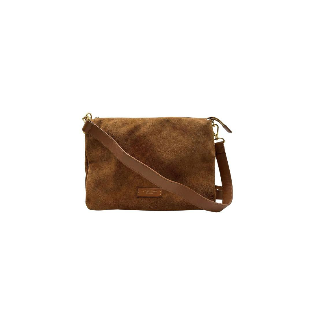 Borsa Reflex 2028  suede cuoio scuro REFLEX 2028 CUOIO SCURO MY BEST BAG 