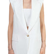 Gilet smanicato bianco