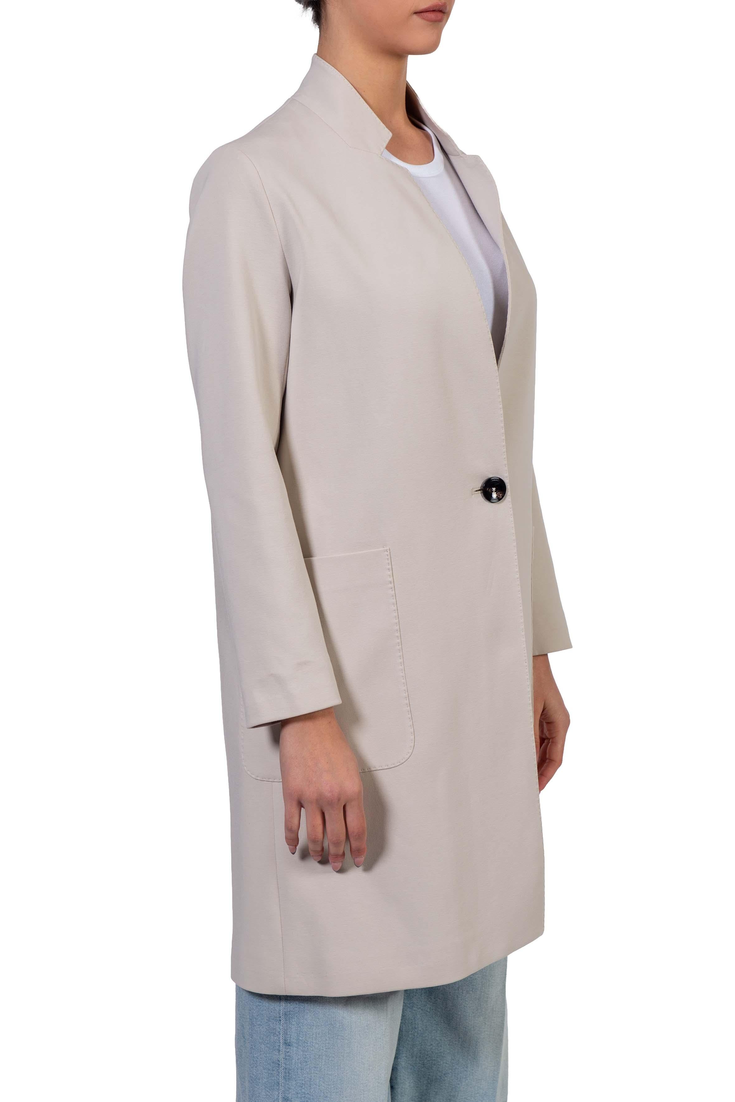 Spolverino ghiaccio FD3816 COAT FLEECE SESAMO CIRCOLO 