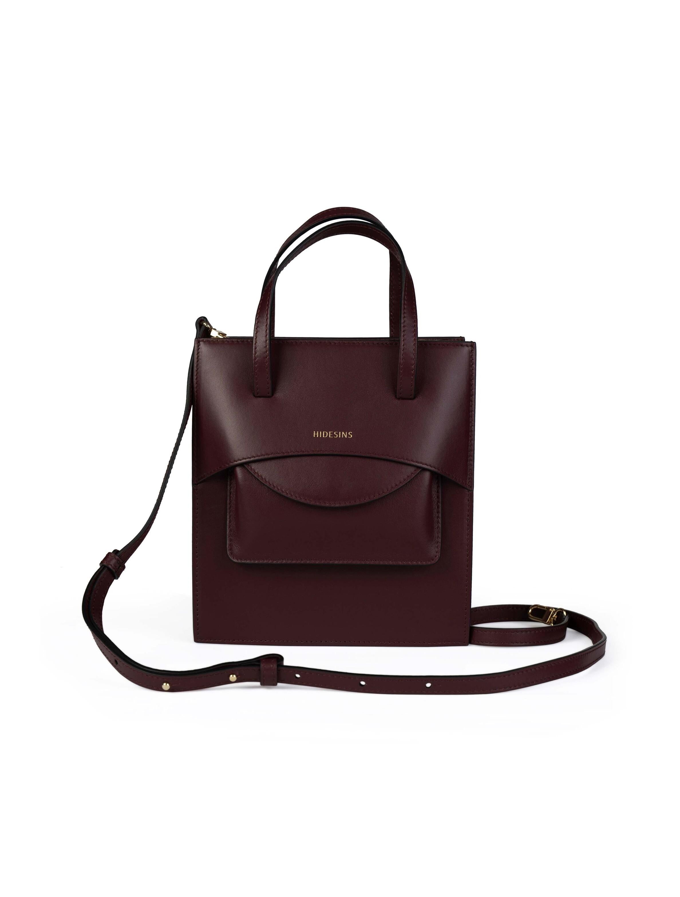 Borsa Flap J mini bordò FLAP J MINI PREMIER WINE HIDESINS 