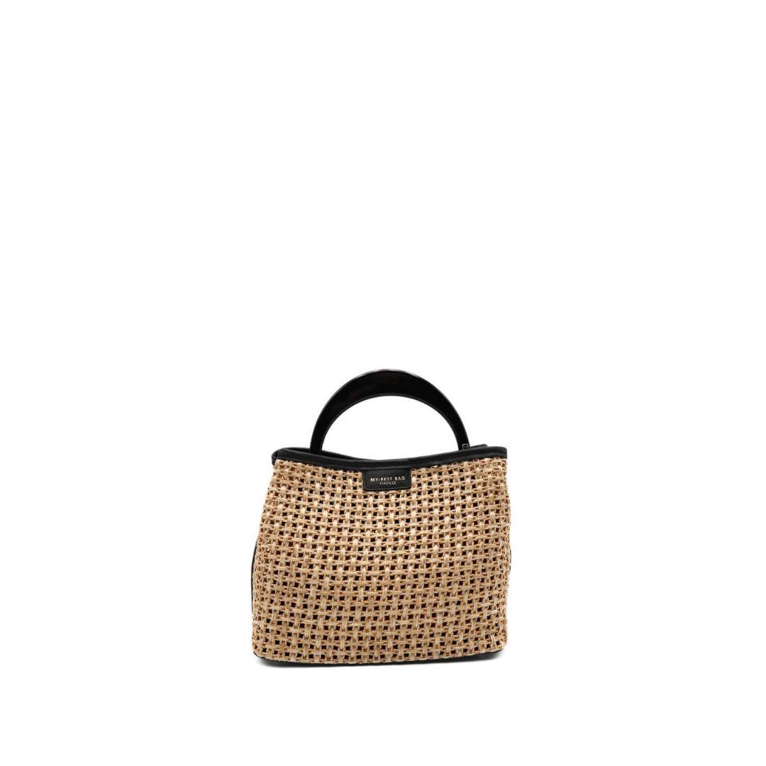 Borsa Ingrid in rafia Naturale INGRID TABRU 2041 NATURAL MY BEST BAG 