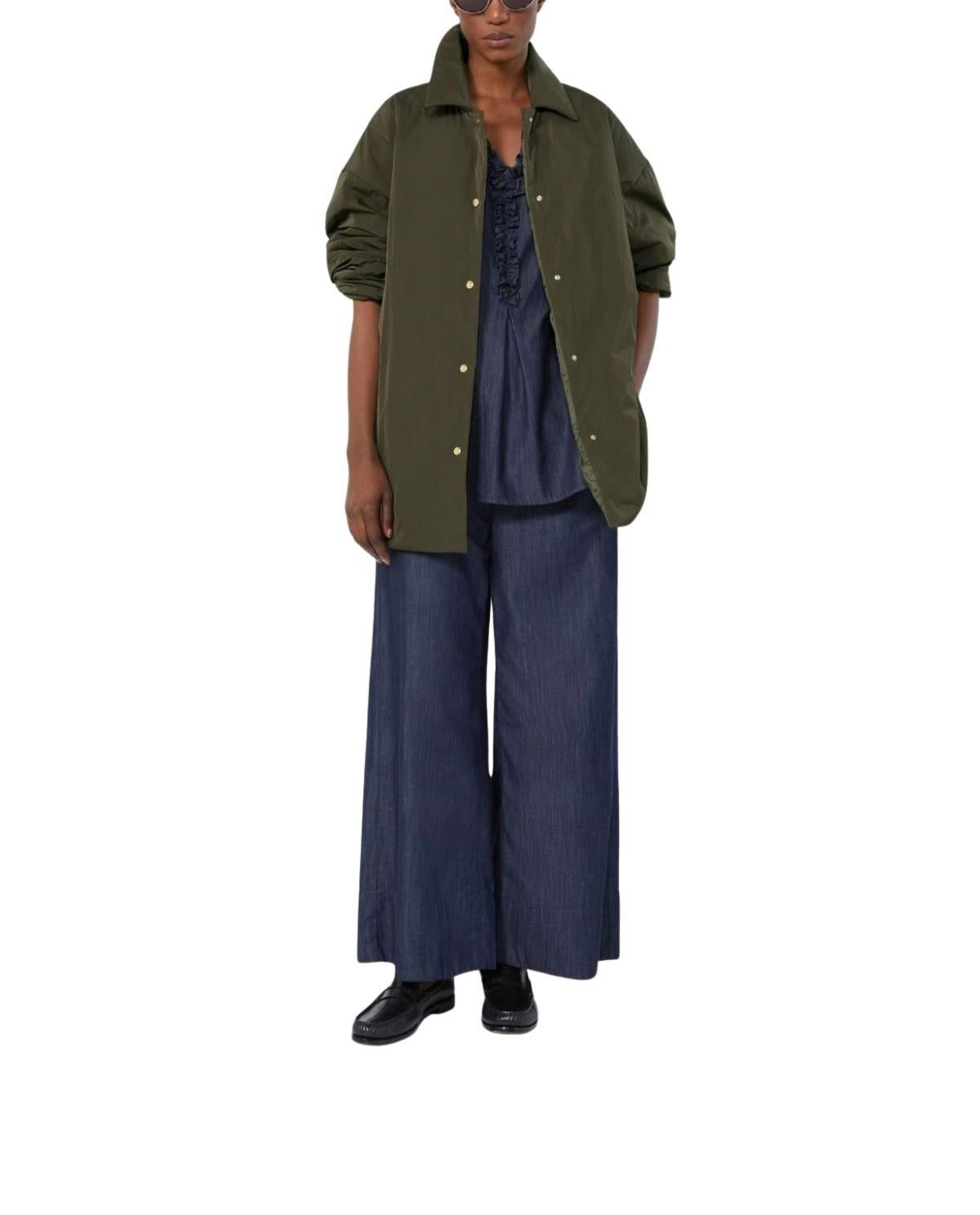 Giaccone imbottita reversibile verde kaki Carlotta CARLOTTA 012 VERDE MAX MARA THE CUBE 