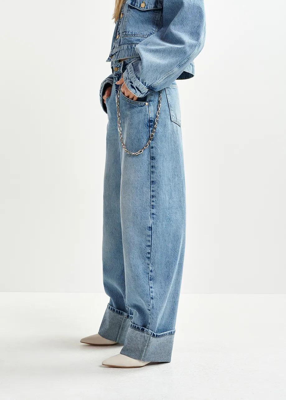 Jeans Huge barrel HUGE BARREL AB08 AQUA BLUE ESSENTIEL ANTWERP 