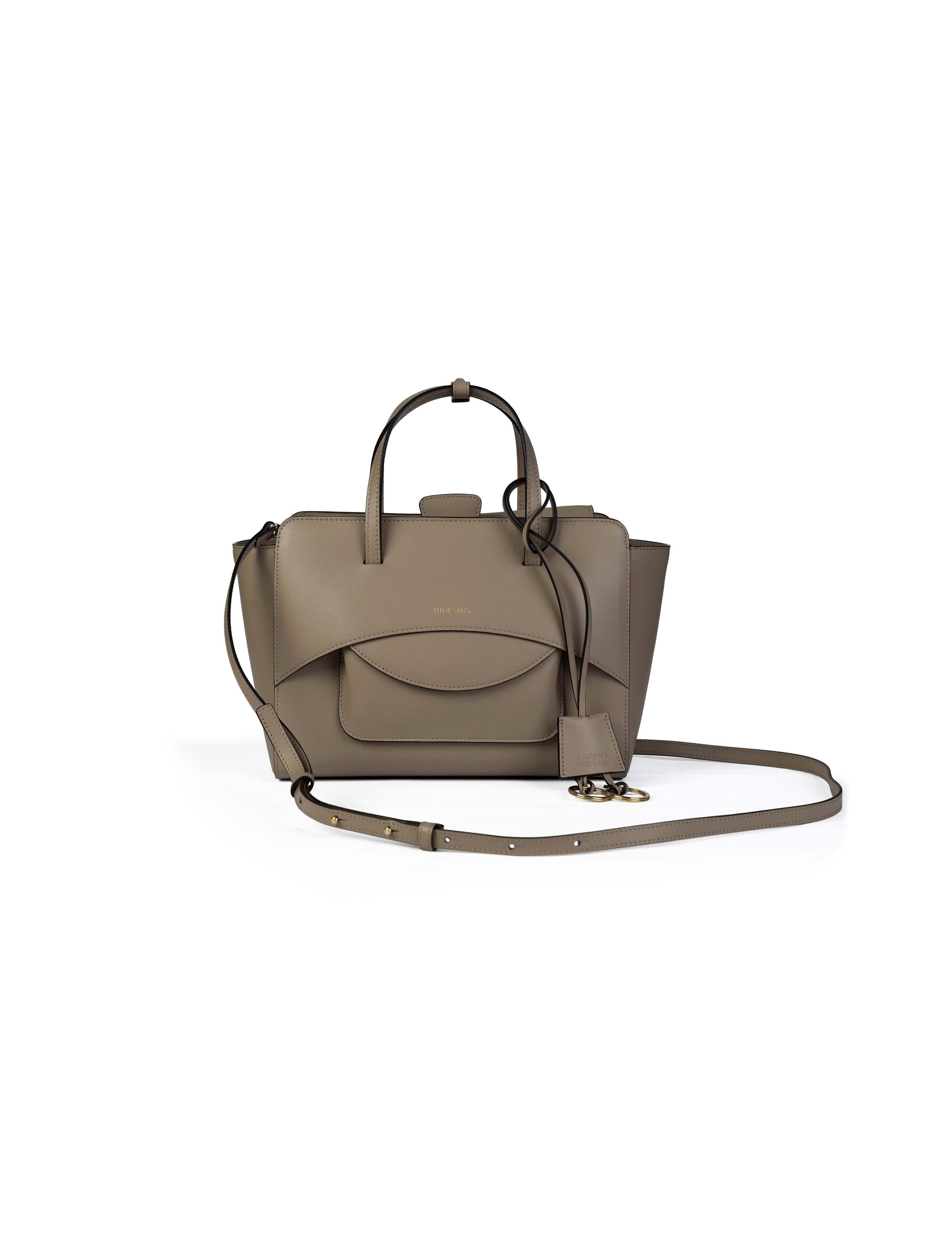 Borsa Flap M mastice FLAP M PREMIER DOVE HIDESINS 