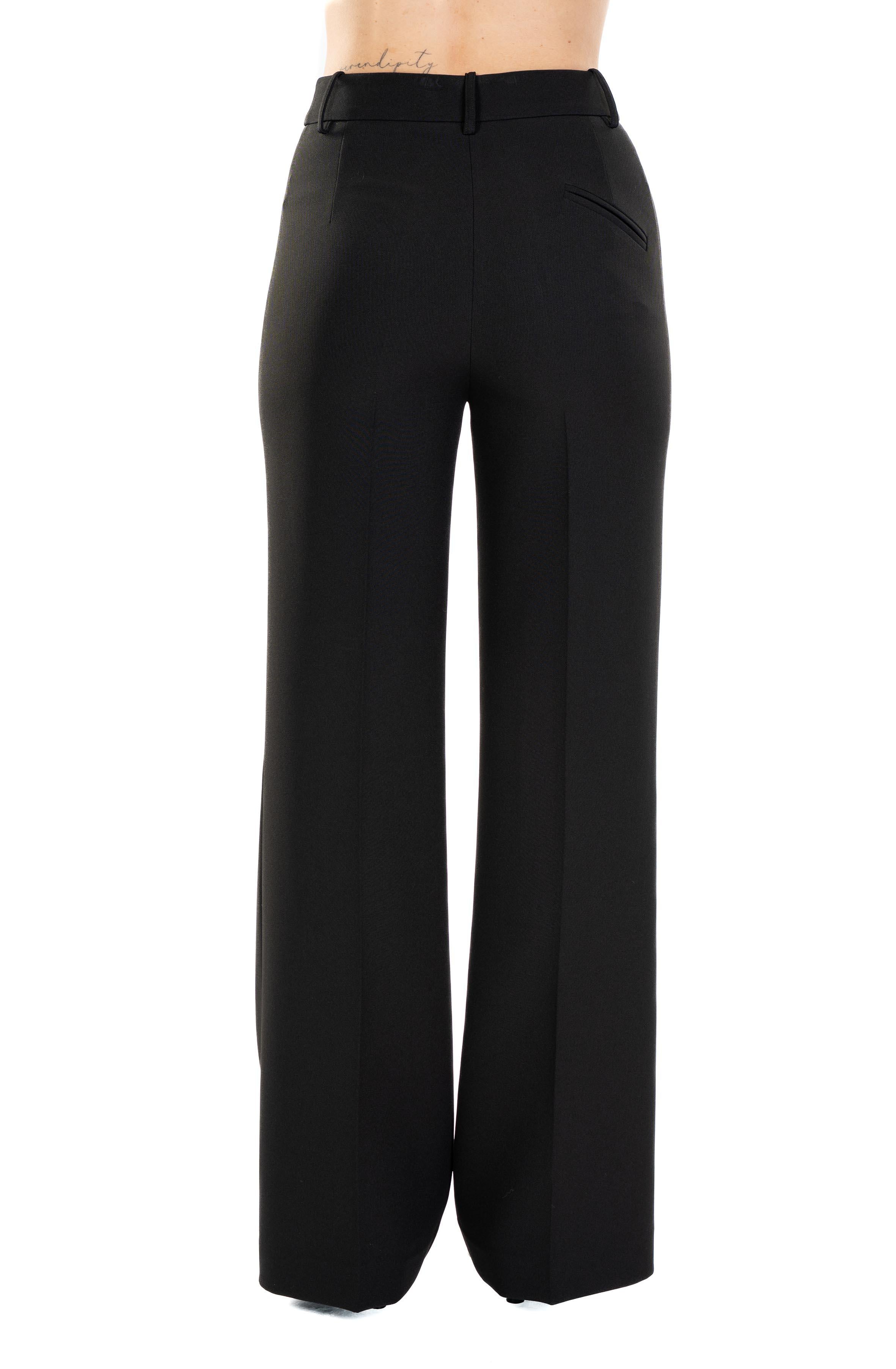 pantalone dritto 30809 BLACK FEDERICA TOSI 