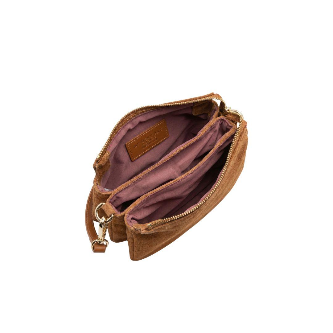 Borsa Reflex 2029 suede cuoio scuro REFLEX 2029 CUOIO SCURO MY BEST BAG 