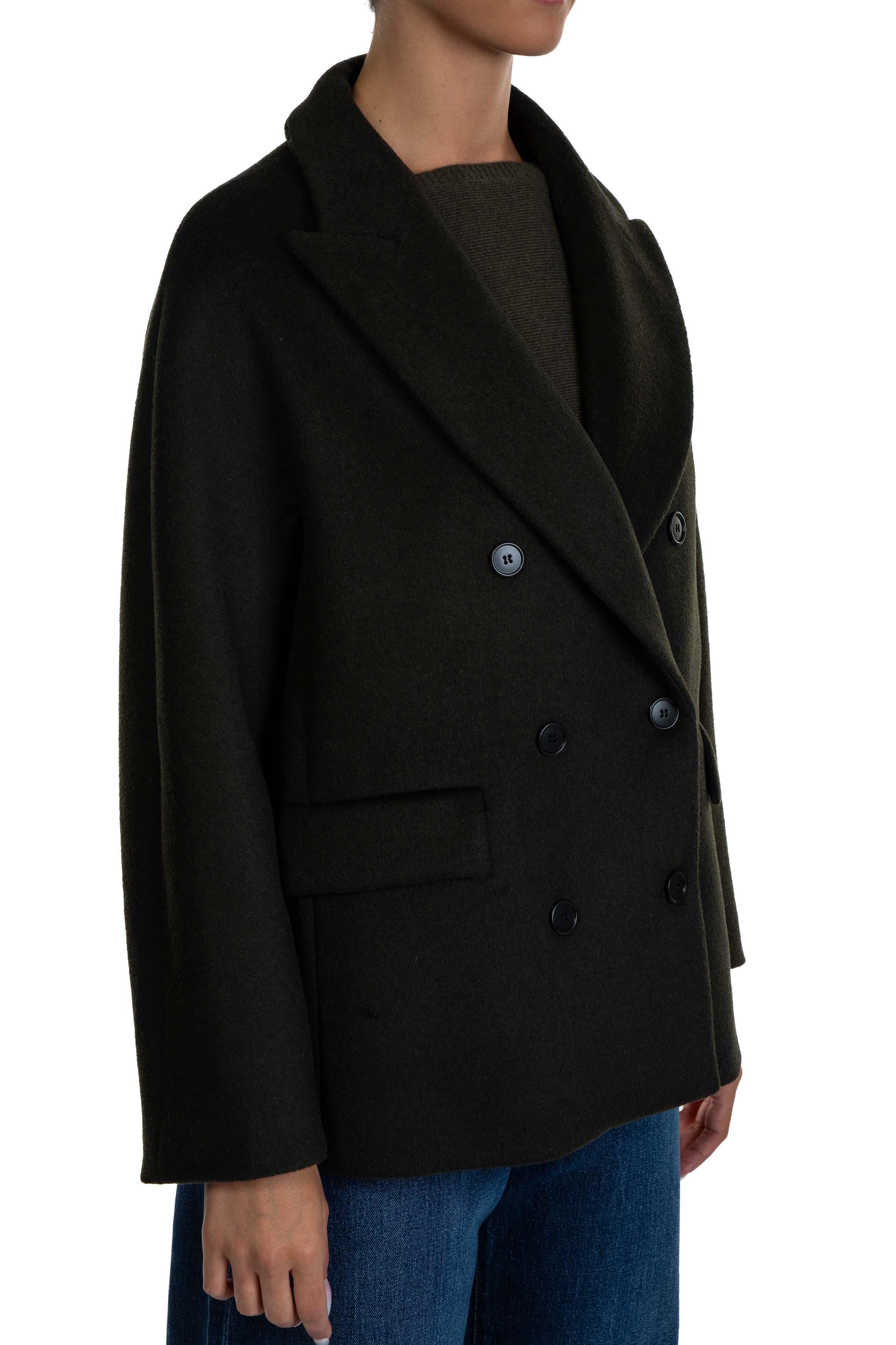 Giaccone doppipetto verde 4342 4340 BOSCO ALICE MILLER 